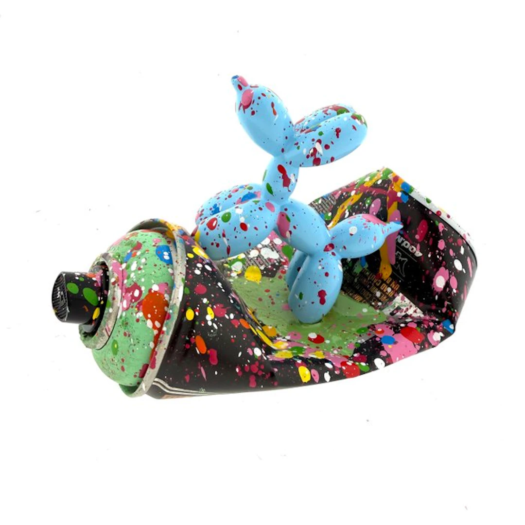 Koen Betjes (1992) - Balloon Dog crushed Spraycan