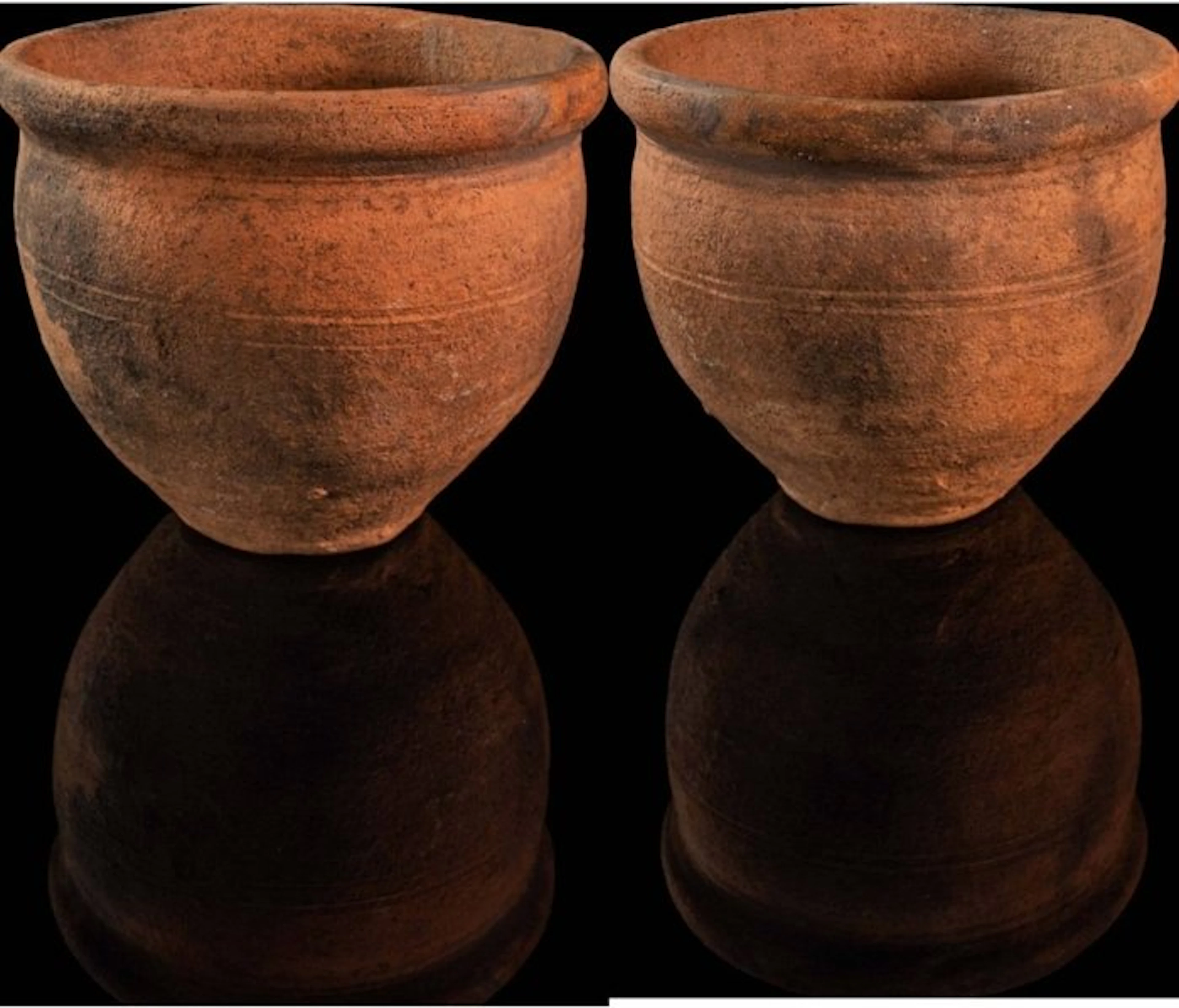 Early medieval Ceramic Merovingian ceramic vessel from...