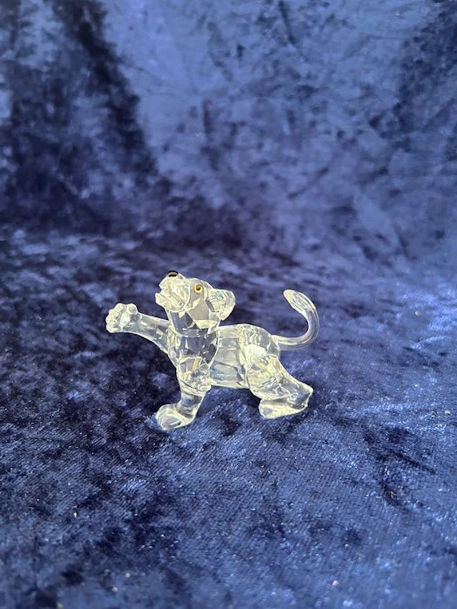 Swarovski - Figurine - Young Lion - 210460 - Box + Certificate - Crystal