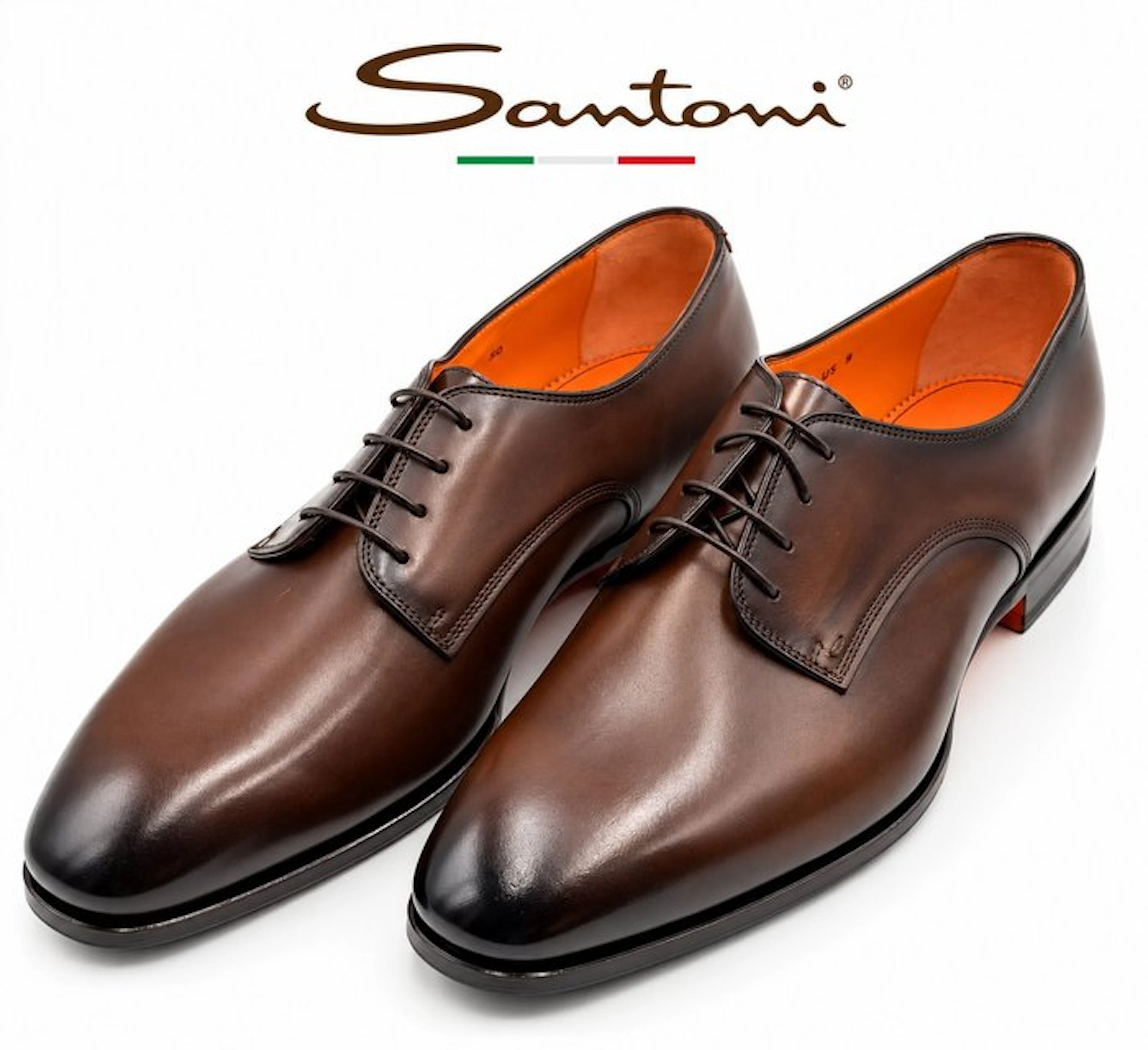 Santoni - Lace-up shoes - Size: EU 39 - New in box