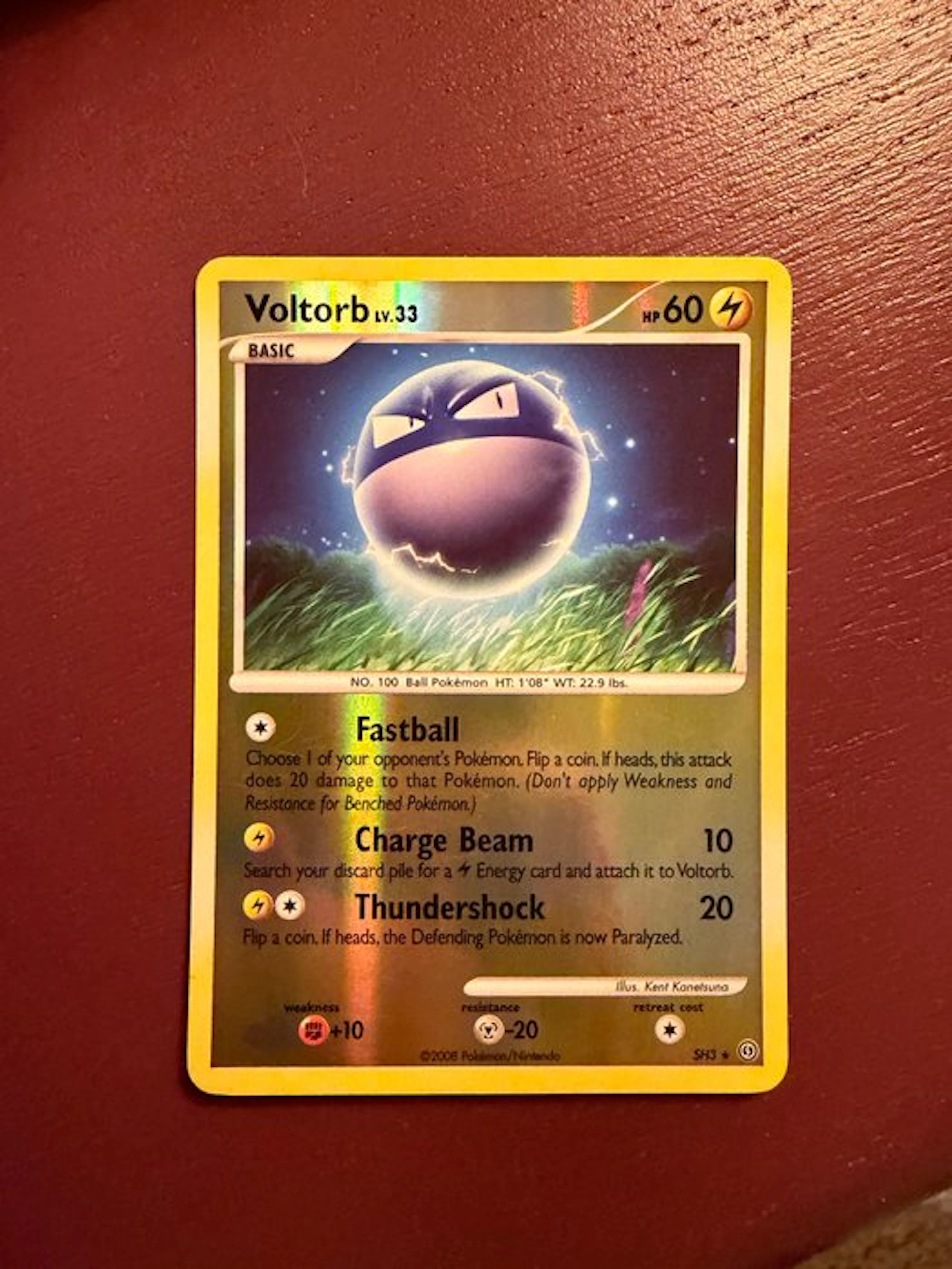 1 Card - Shiny Voltorb Stormfront