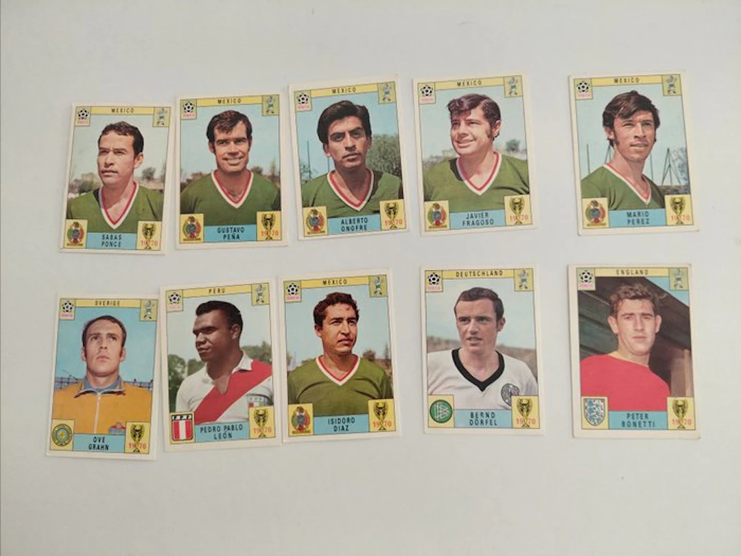 1970 Panini Mexico 70 World Cup Original edition - 20 Sticker album - Good (GD)