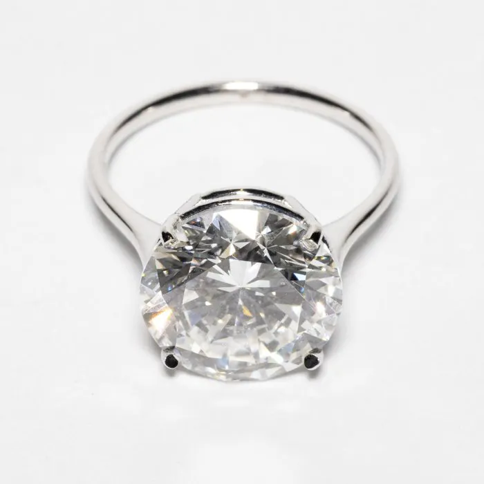 No reserve price - Engagement ring - 18 kt