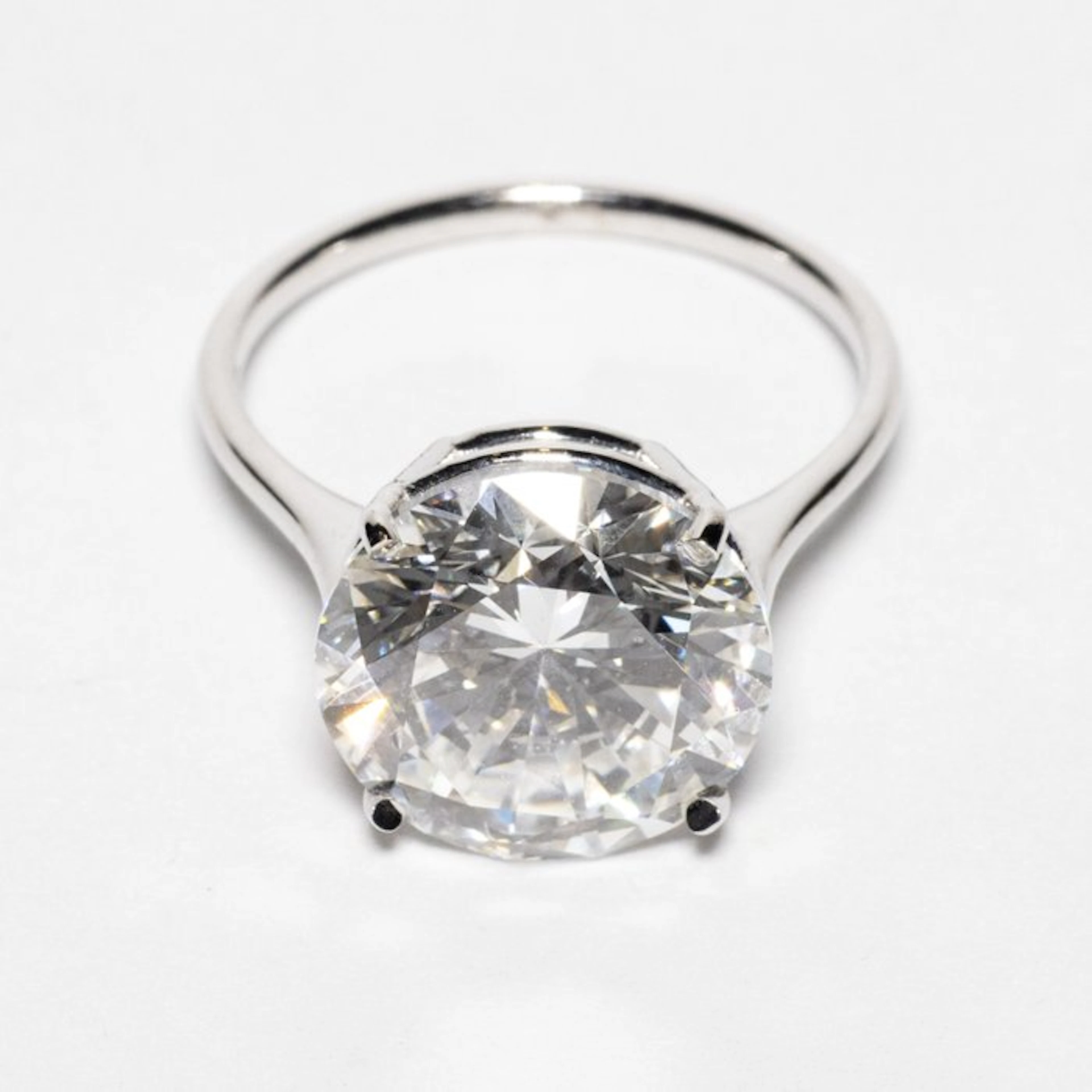 No reserve price - Engagement ring - 18 kt