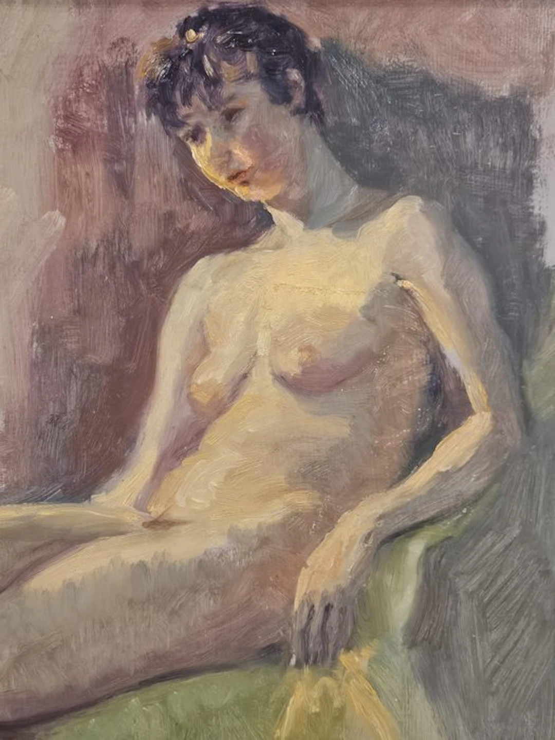 Escuela Fauvista Europea (XX) - Desnudo Femenino