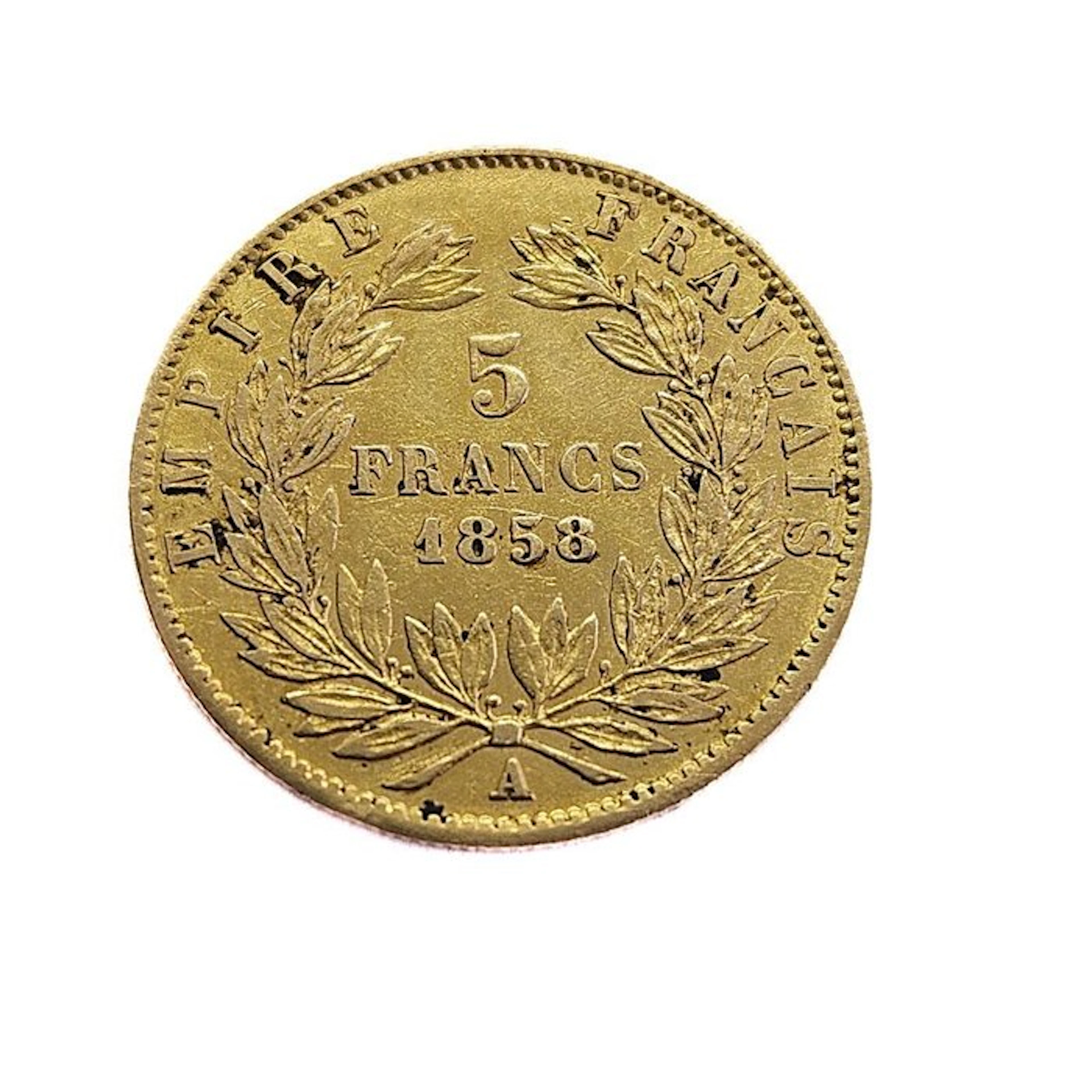 France. Napoléon III. 5 Francs 1858-A, Paris