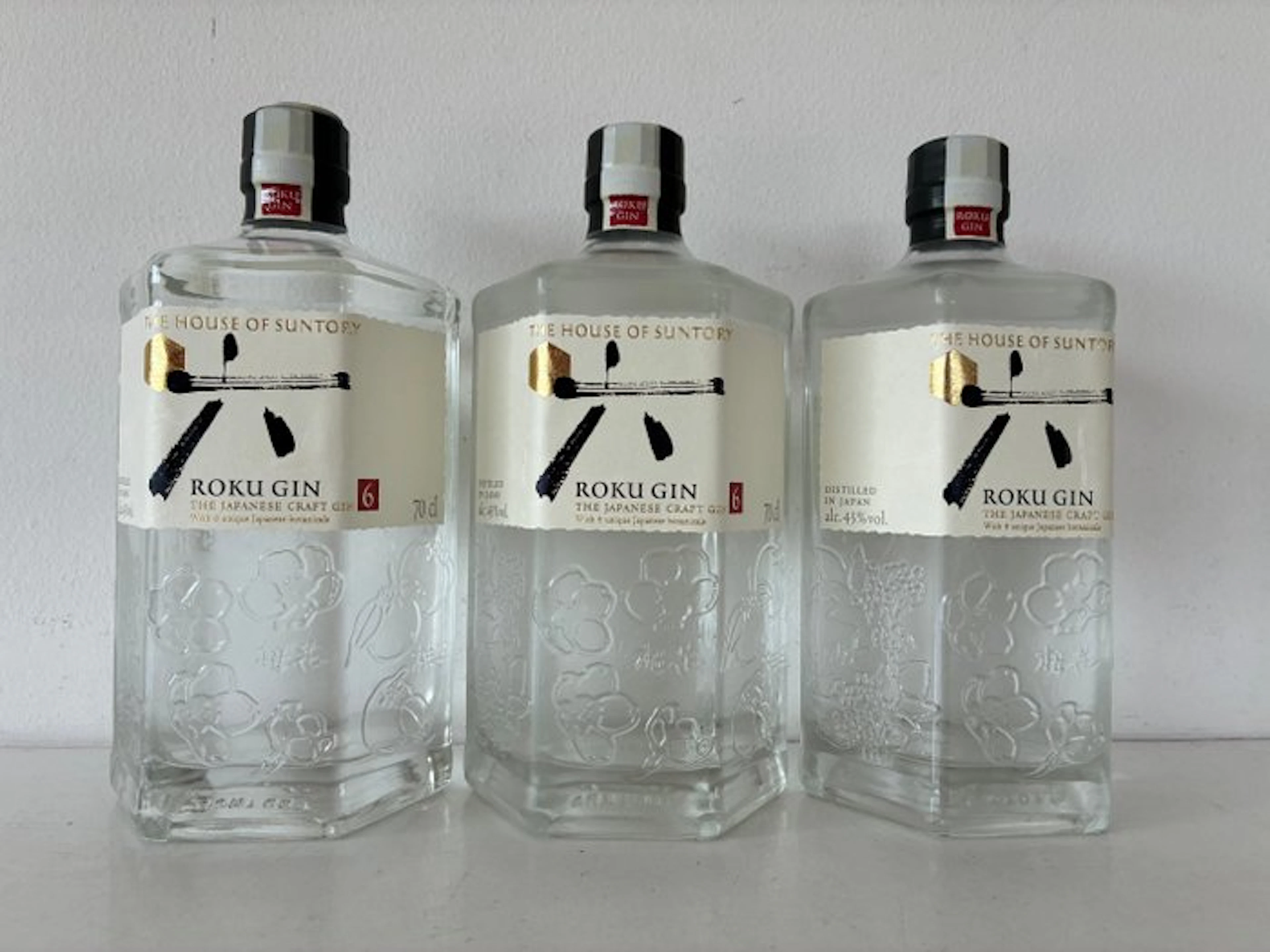 Suntory - Roku Gin - Japan - 70cl - 3 bottles