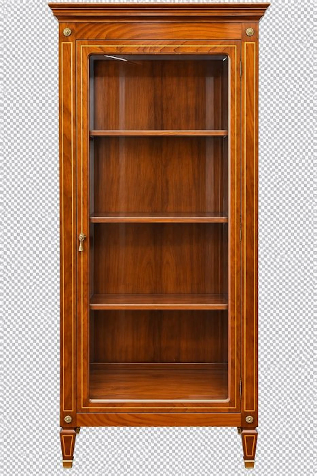 Display case - Mahogany - Louis XVI style vitrine