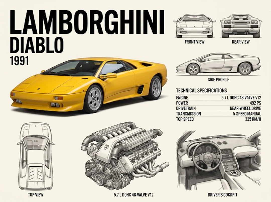 Shmidt.Art - Lamborghini - Lamborghini Diablo 1991 - 1990s