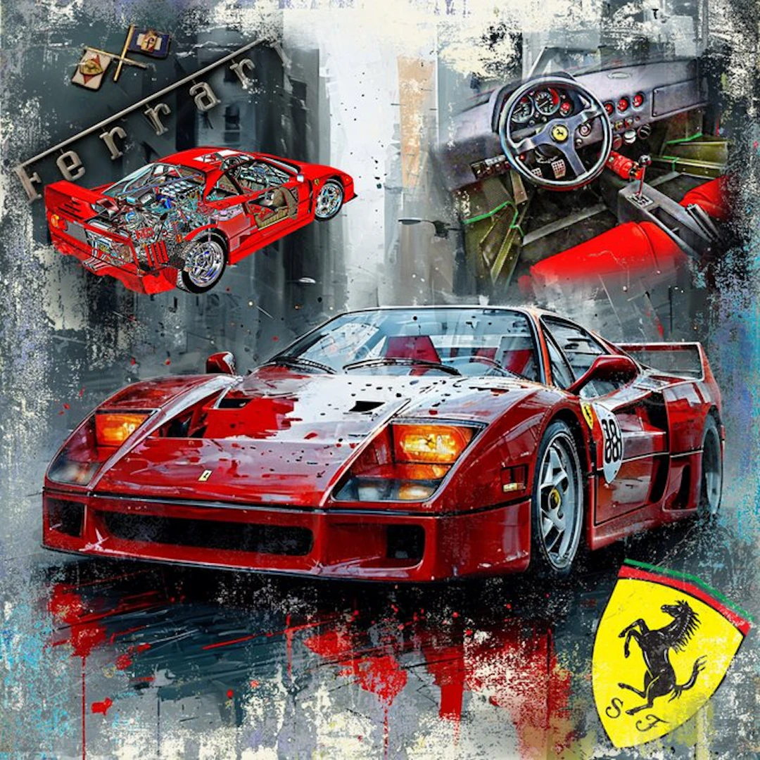 Luc Best - " Ferrari F40"