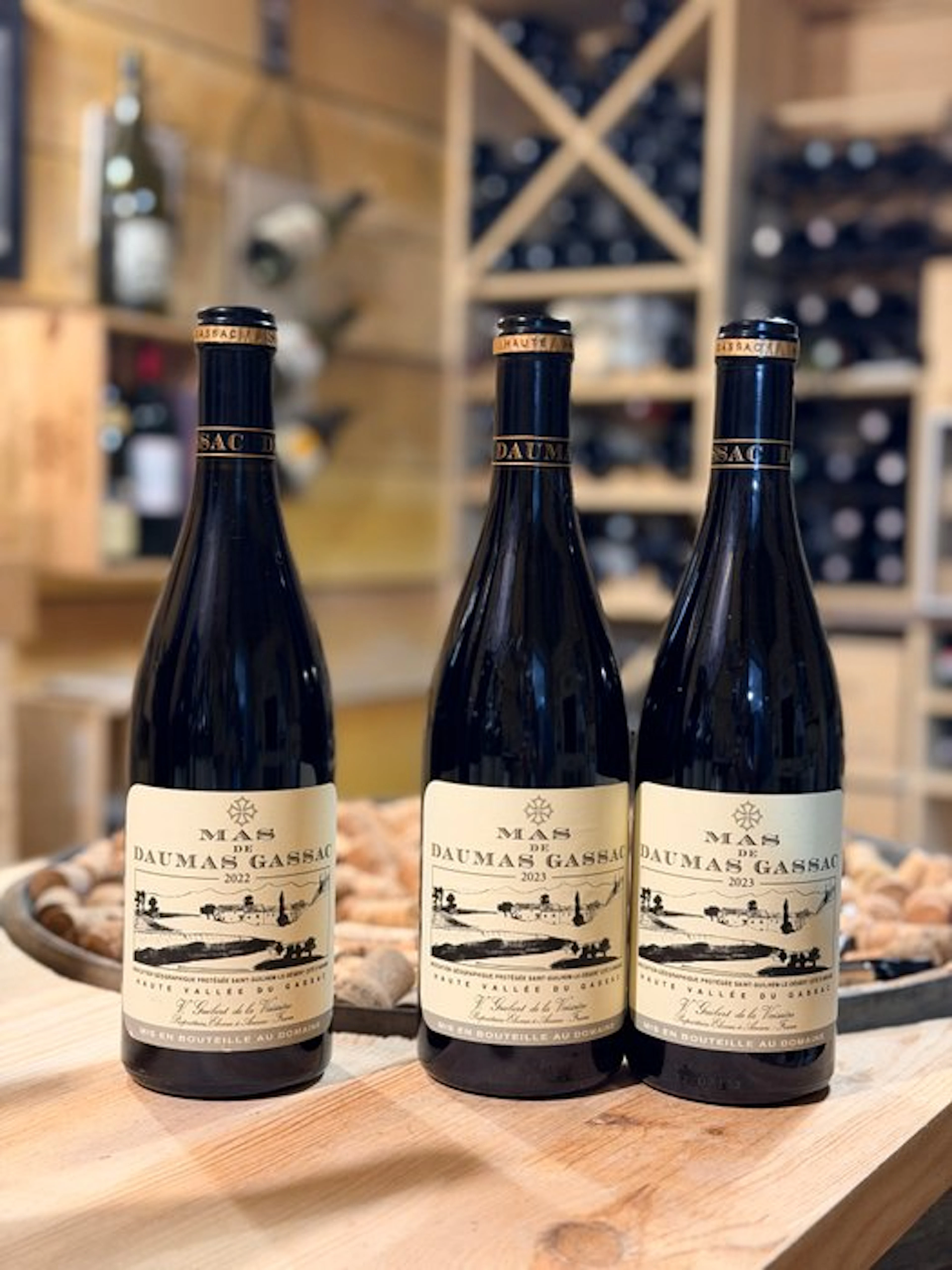 2023 x 2 & 2022 Mas de Daumas Gassac Rouge - Languedoc - 3 Bottles (0.75L)