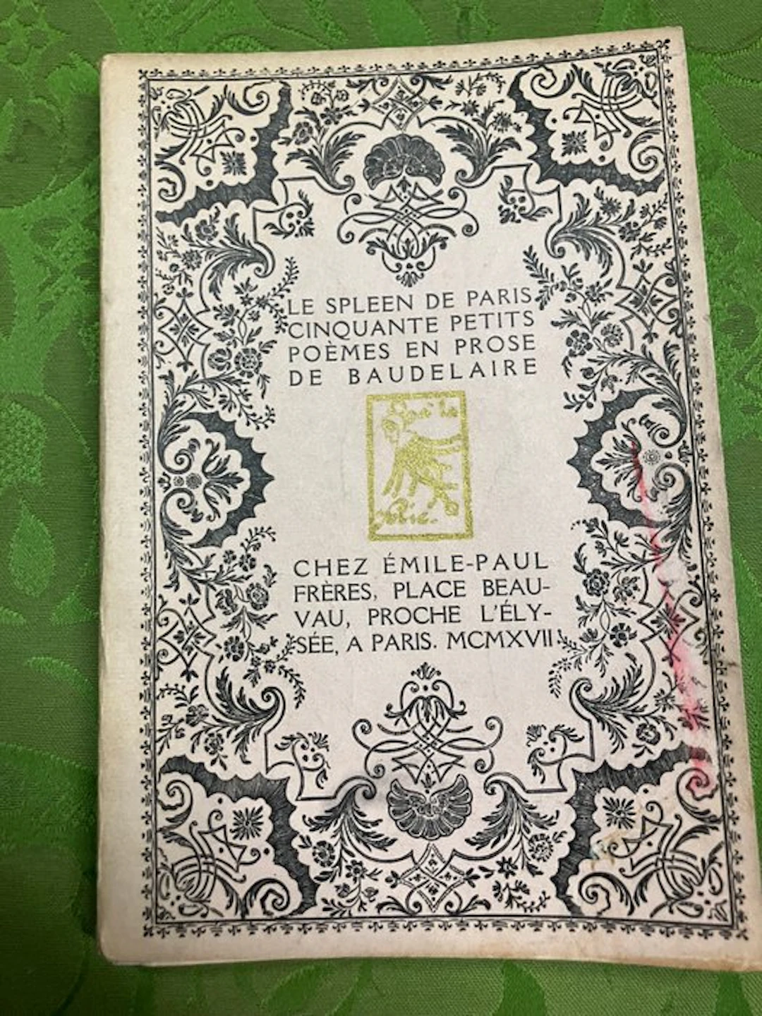 Charles Baudelaire; Marty (frontispice); Alexandre...