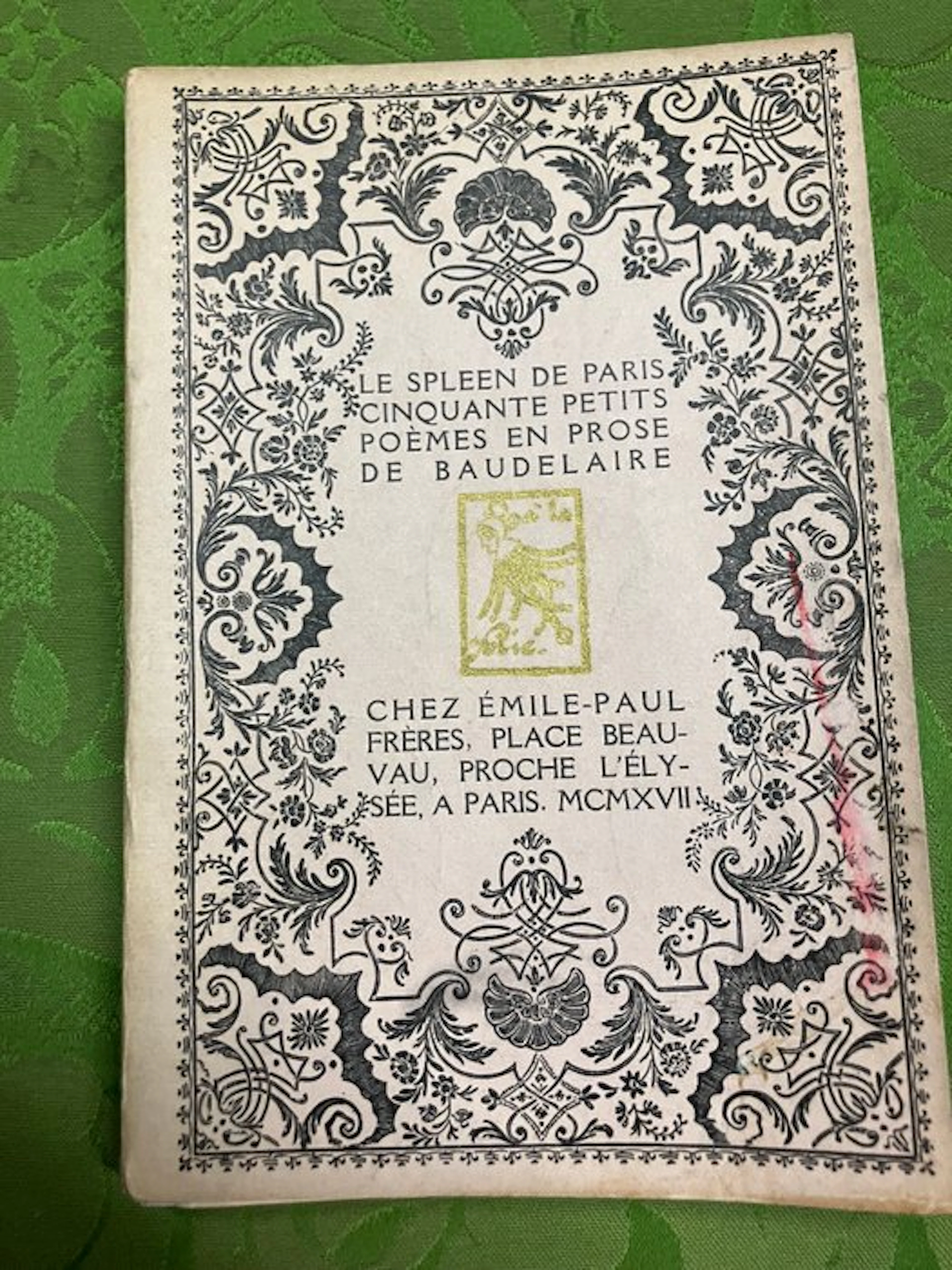 Charles Baudelaire; Marty (frontispice); Alexandre...