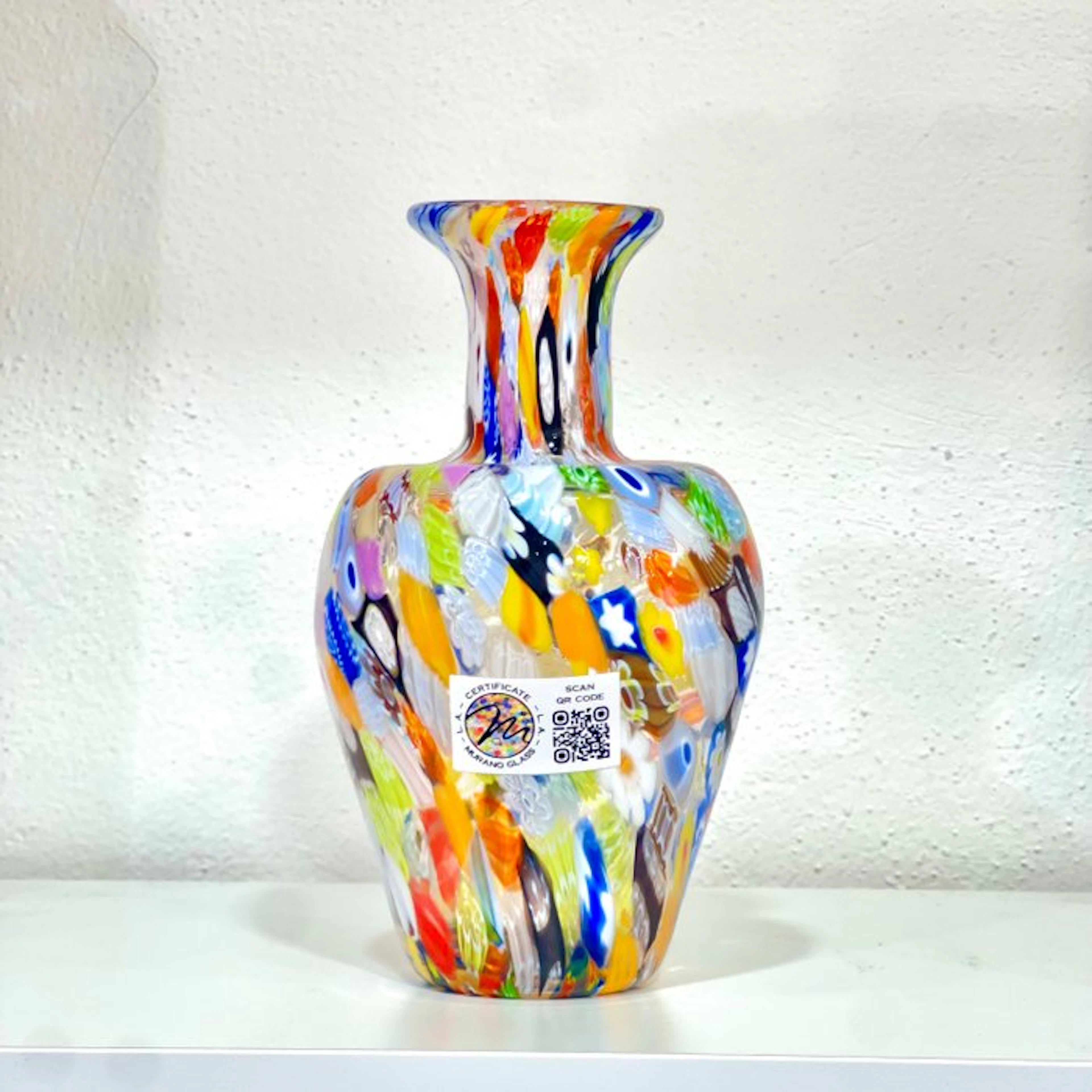 Vase - Murano glass - Murrine Millefiori