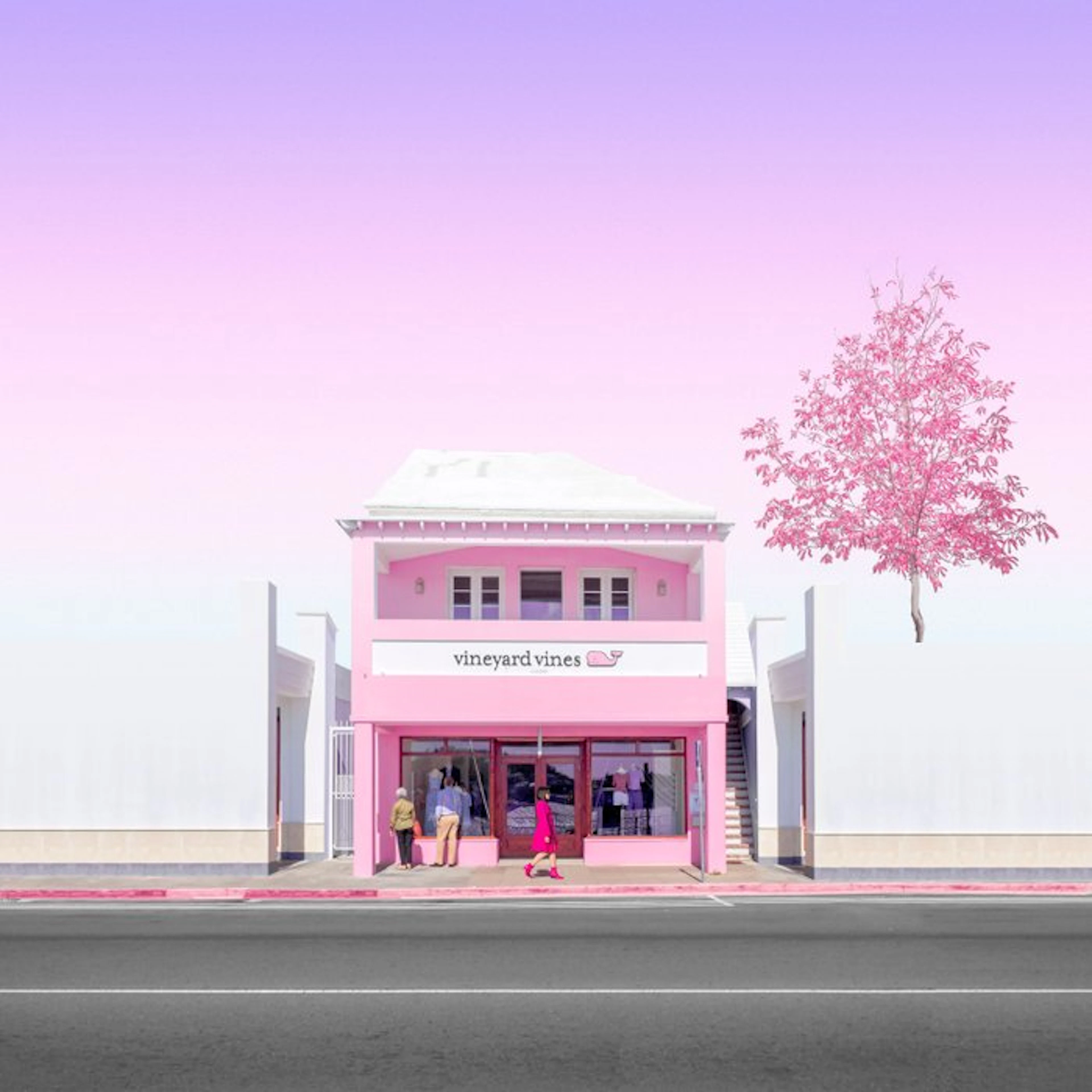 Téber - Pink Whale · XL