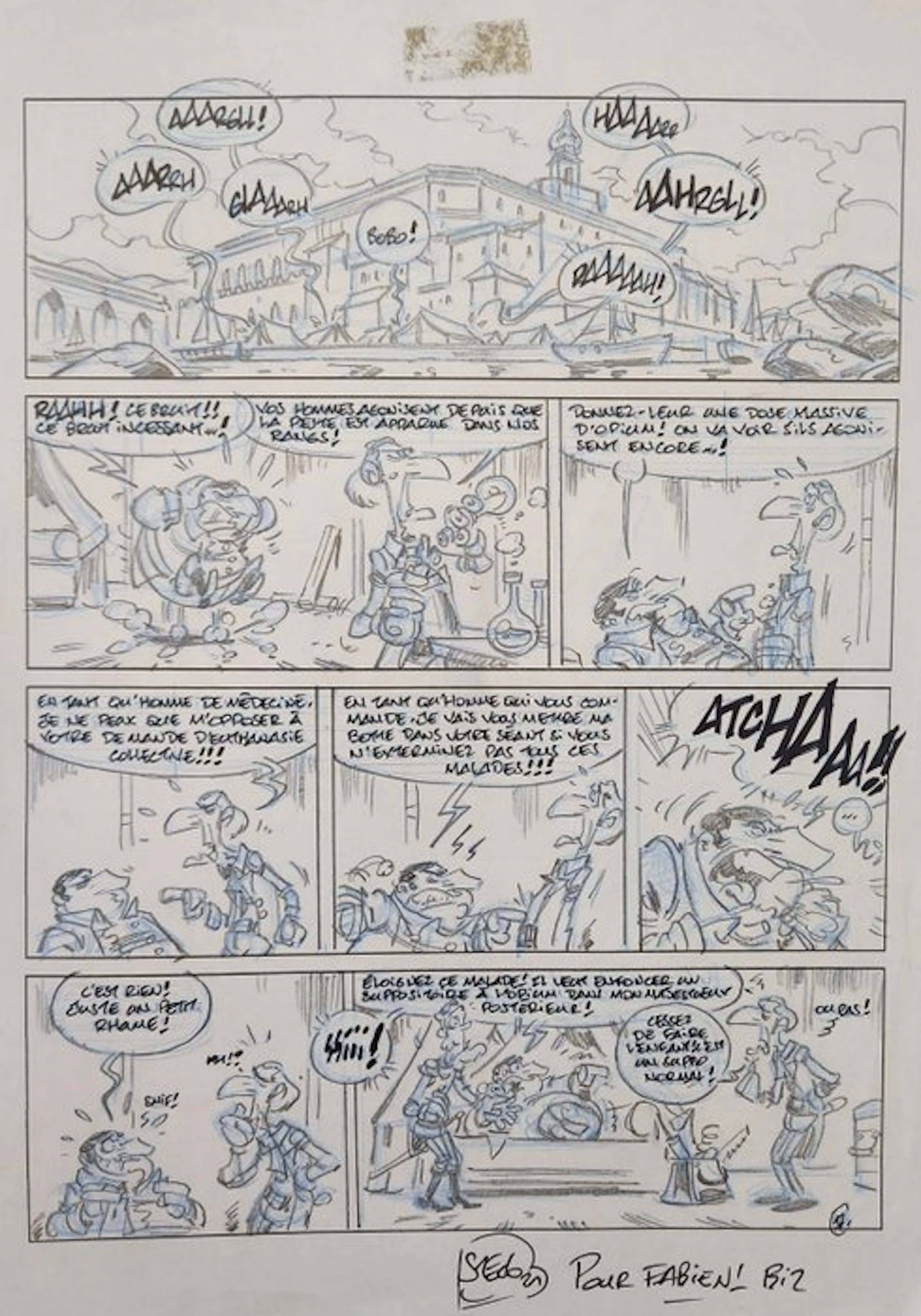 Stedo (Dauvin, Stéphane) - 1 Original page - Napoléon - Napoléon T02 - 2017