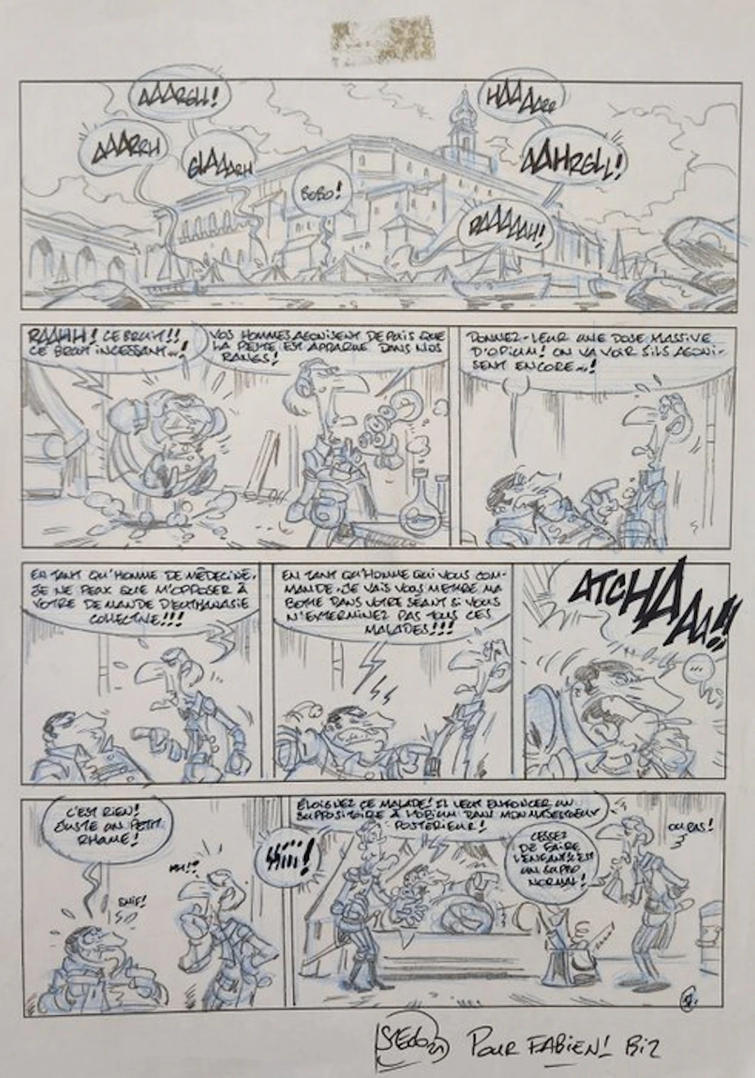 Stedo (Dauvin, Stéphane) - 1 Original page - Napoléon - Napoléon T02 - 2017