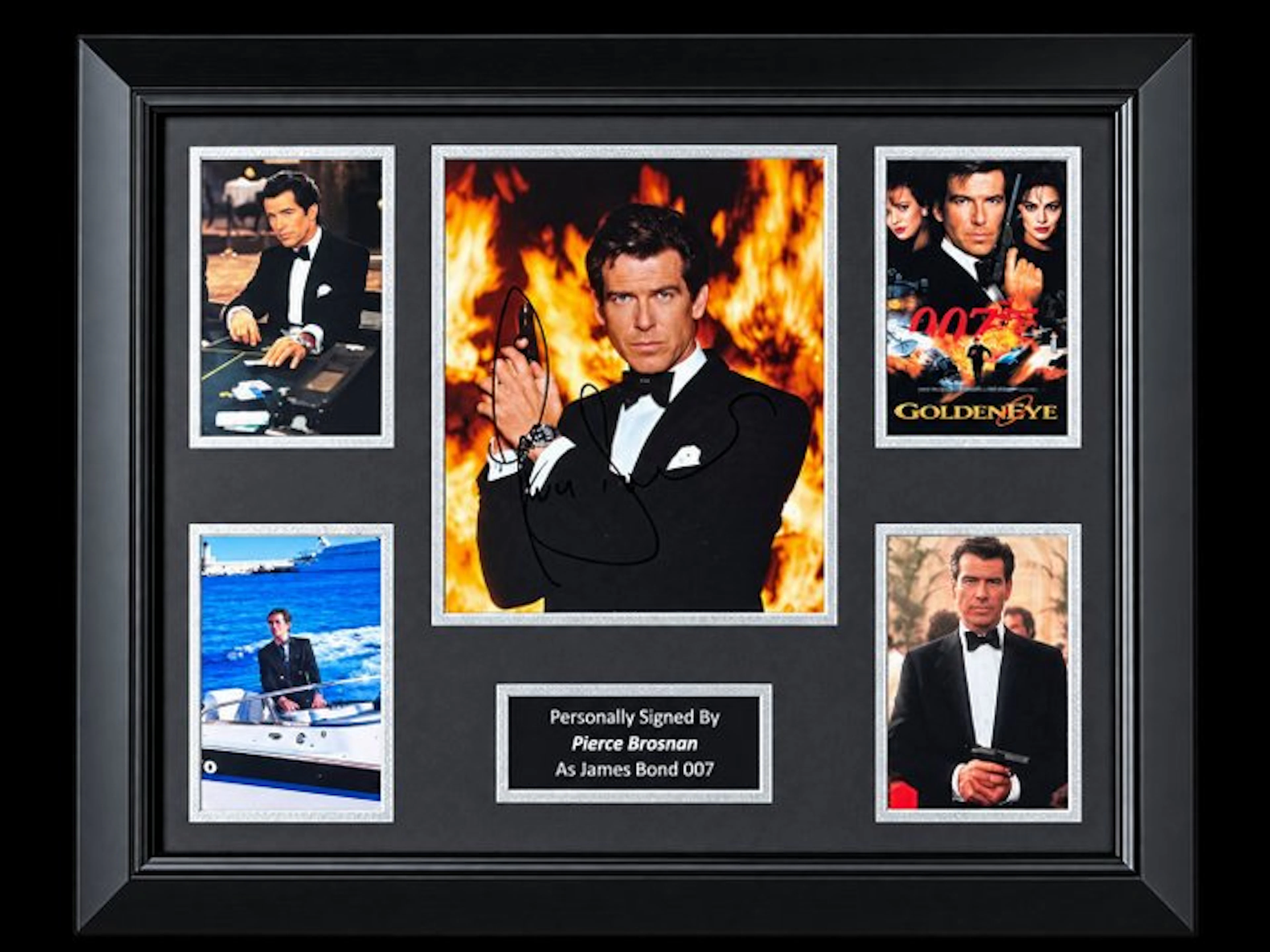 James Bond 007: GoldenEye - Pierce Brosnan Singed Photo - Framed -