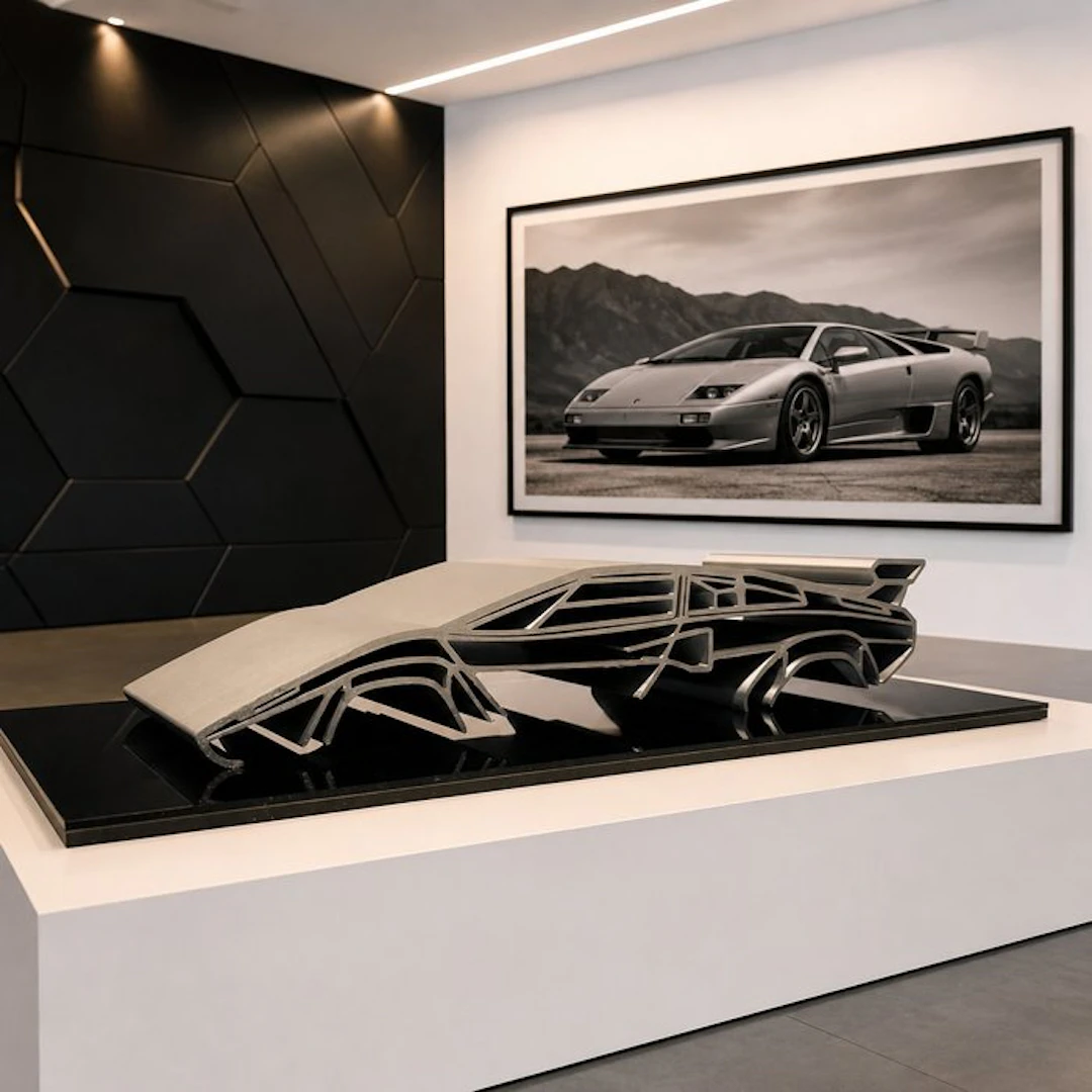 LAMBORGHINI COUNTACH LP 500 - 1/12 Scale - Sculpture XXL...