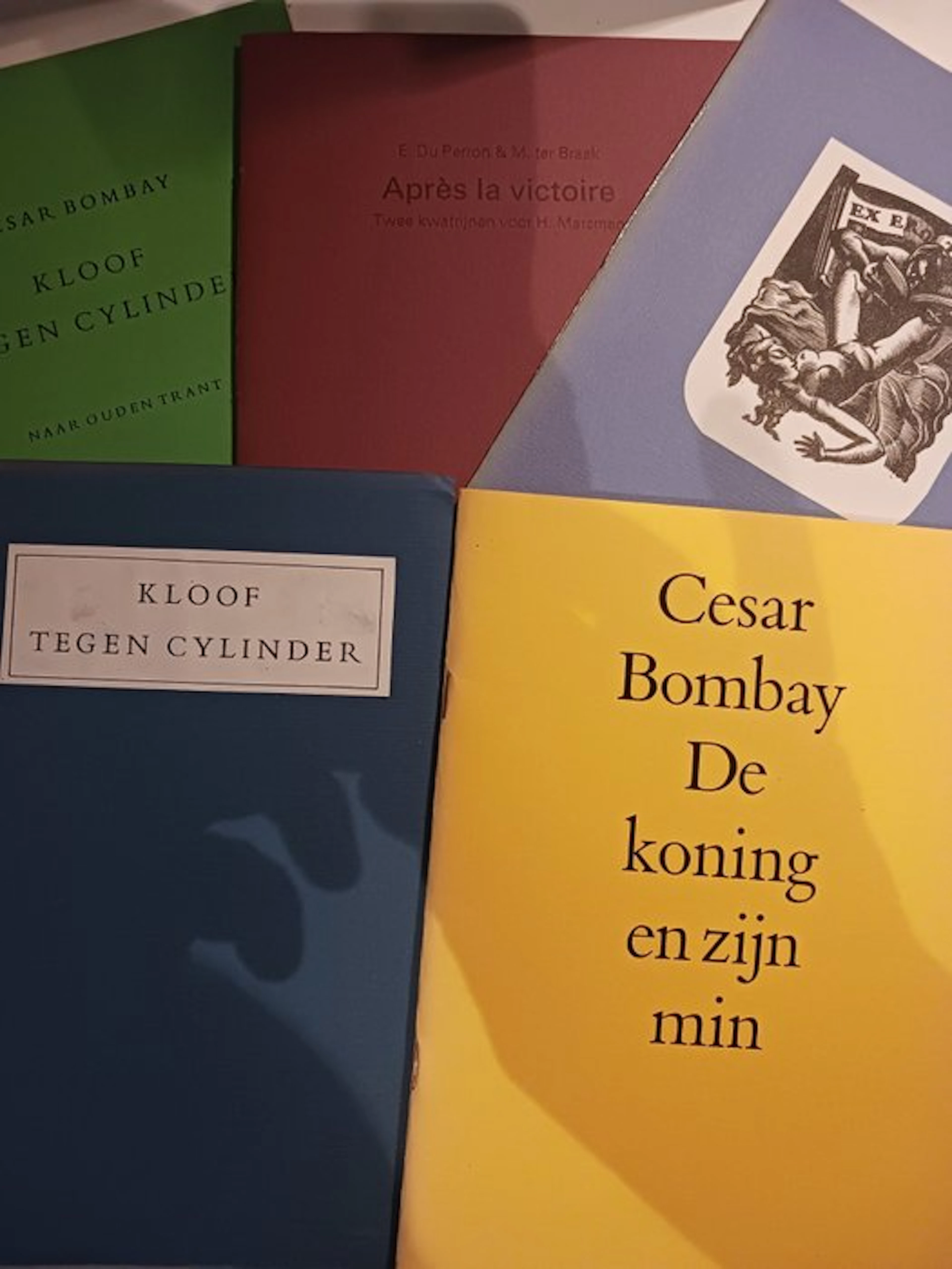 E. du Perron [als Cesar Bombay] - 4 x Cesar Bombay +...