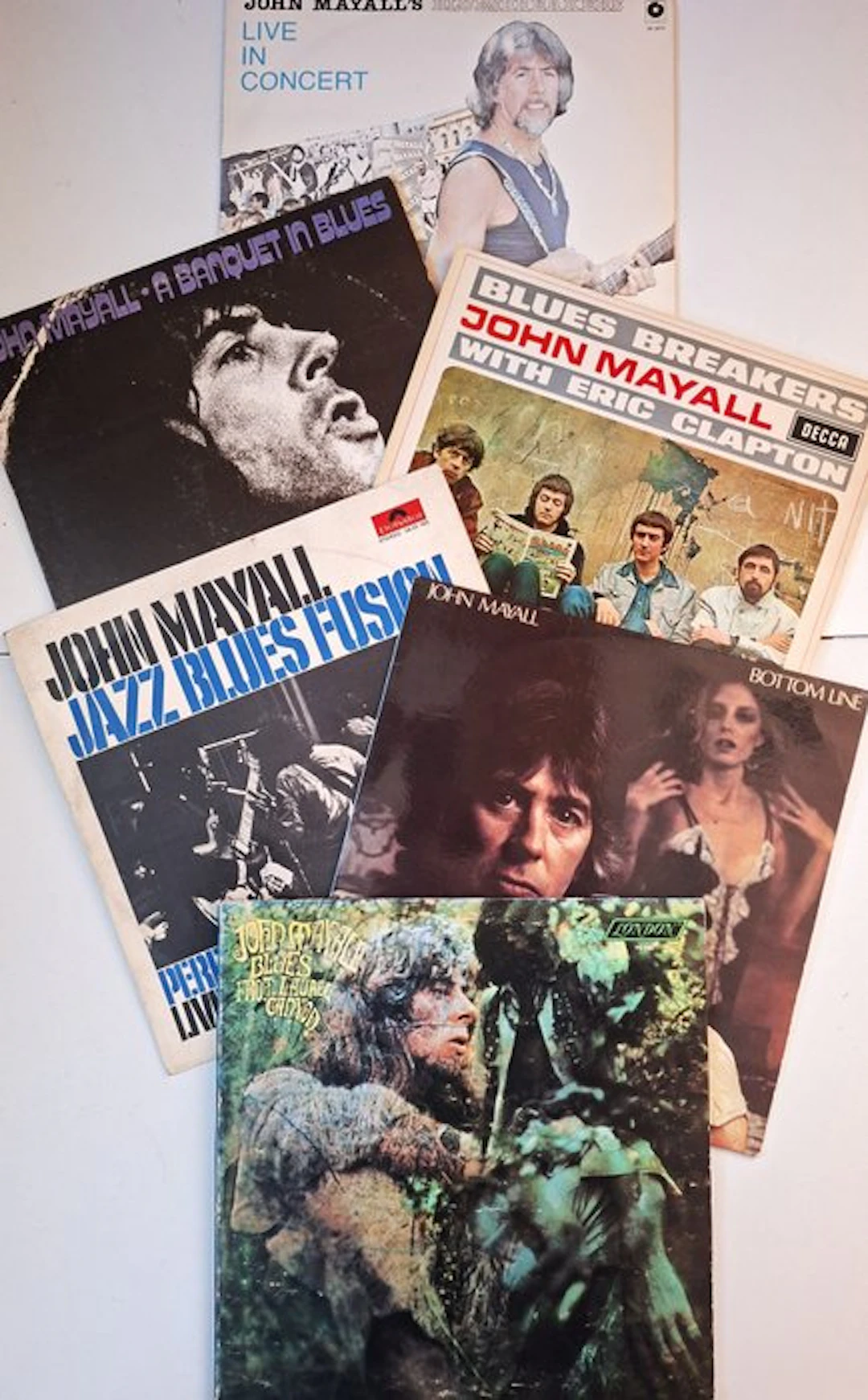 John Mayall - Collection of 6 beautiful blues albums...