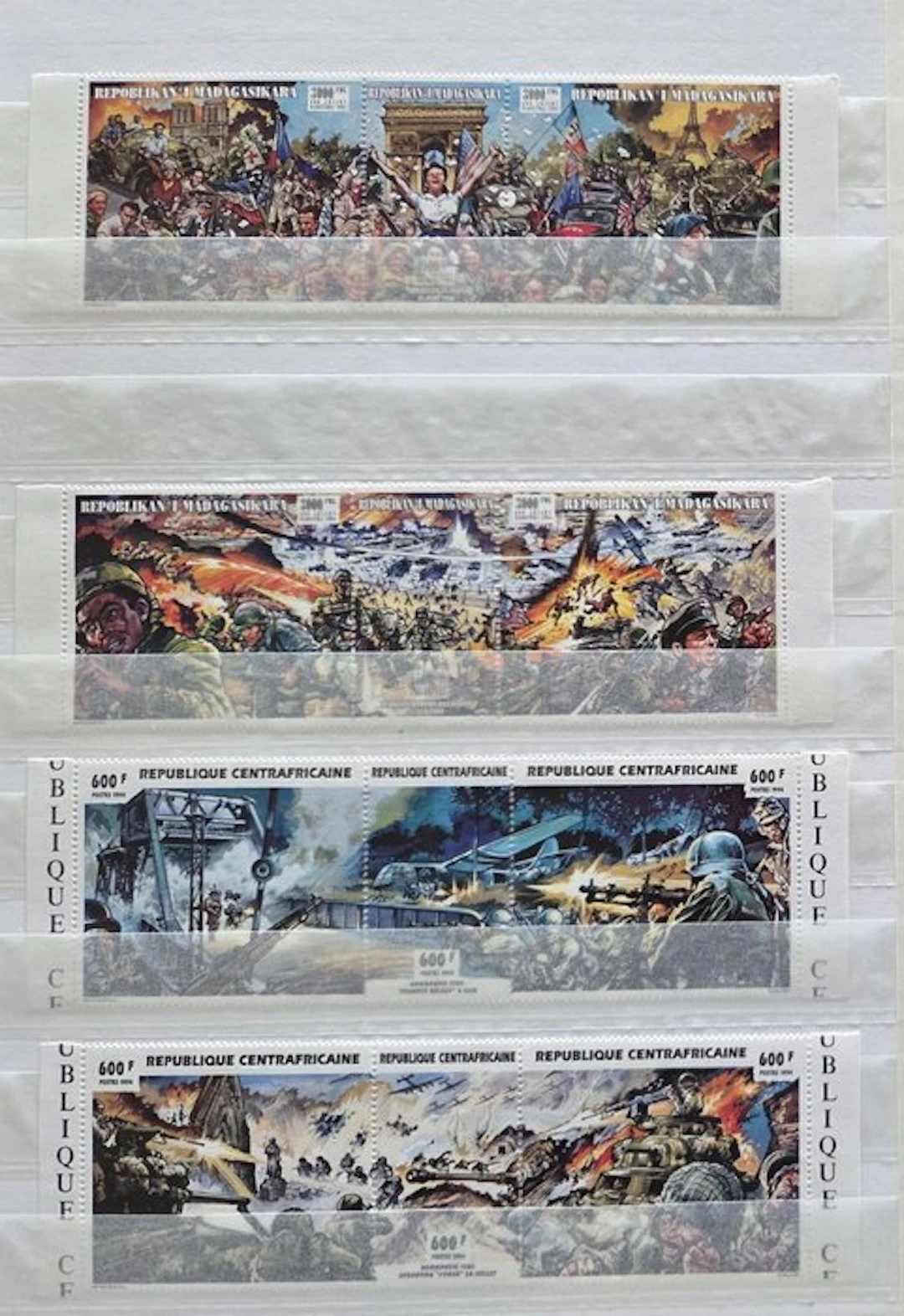 World - d659) Military collection: war and peace stamps + postal items