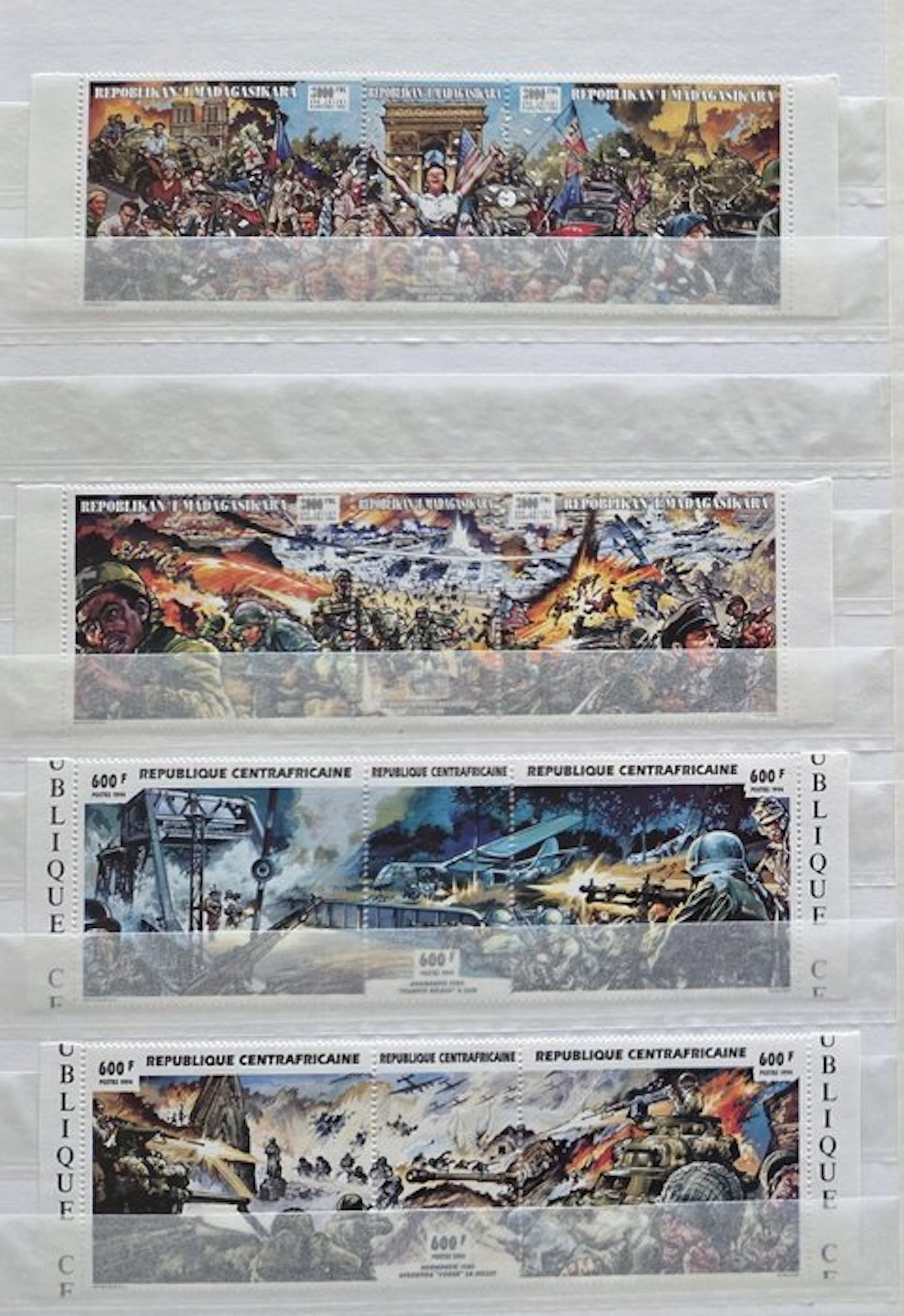 World - d659) Military collection: war and peace stamps + postal items