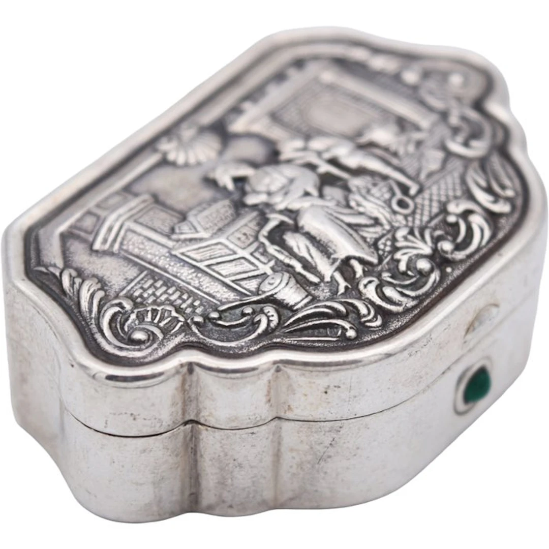 Snuff box - .925 silver