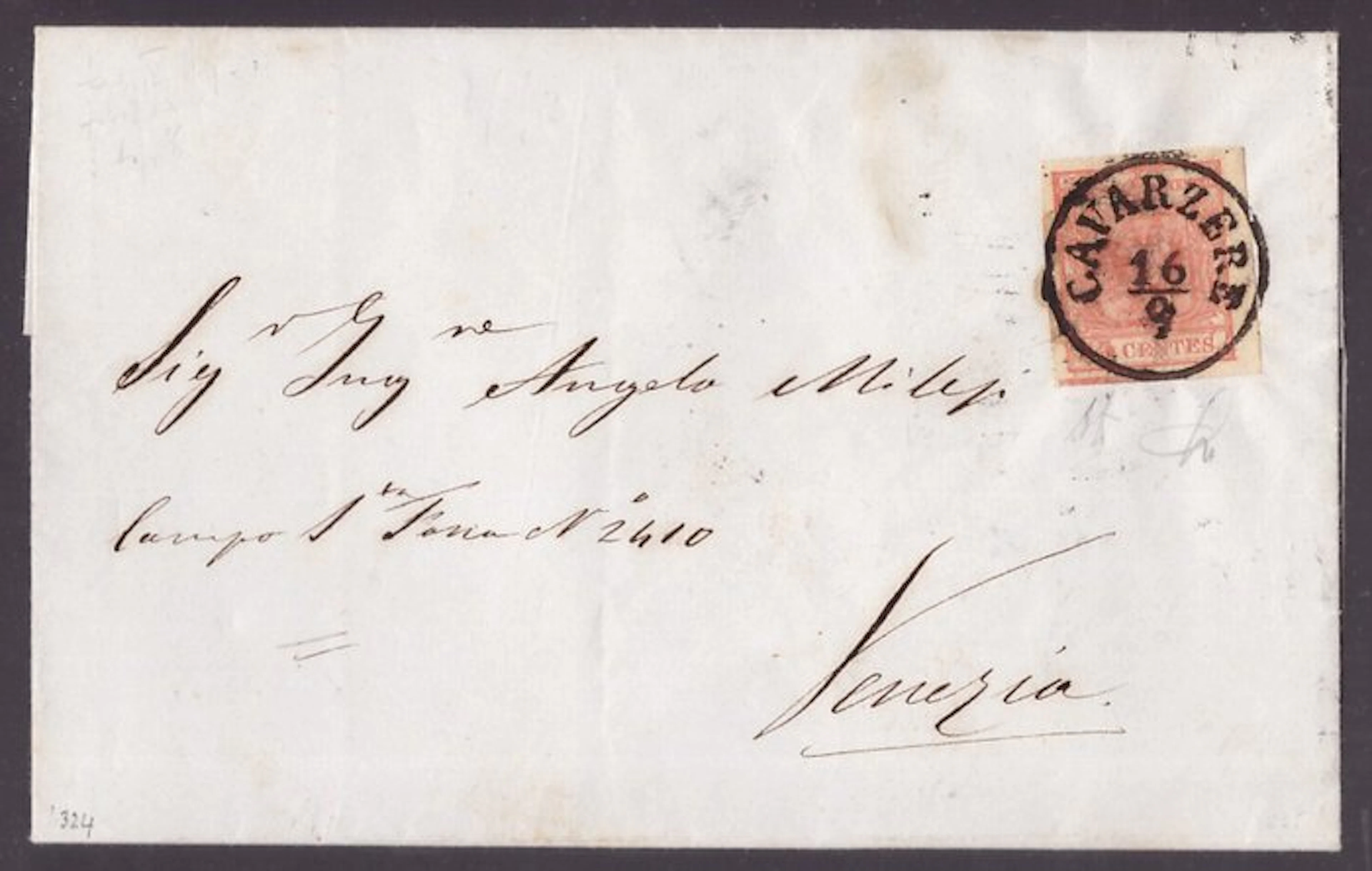Italian Ancient States - Lombardo Veneto 1858 - 15 c