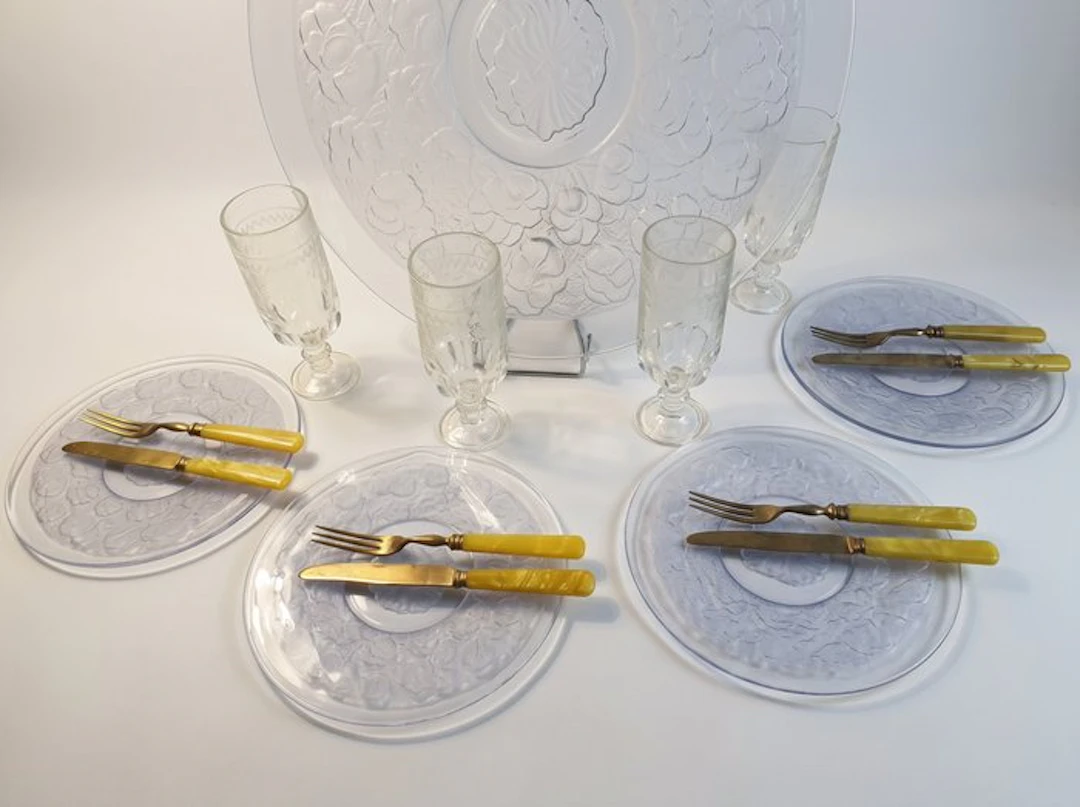Dessert service (13) - Glass