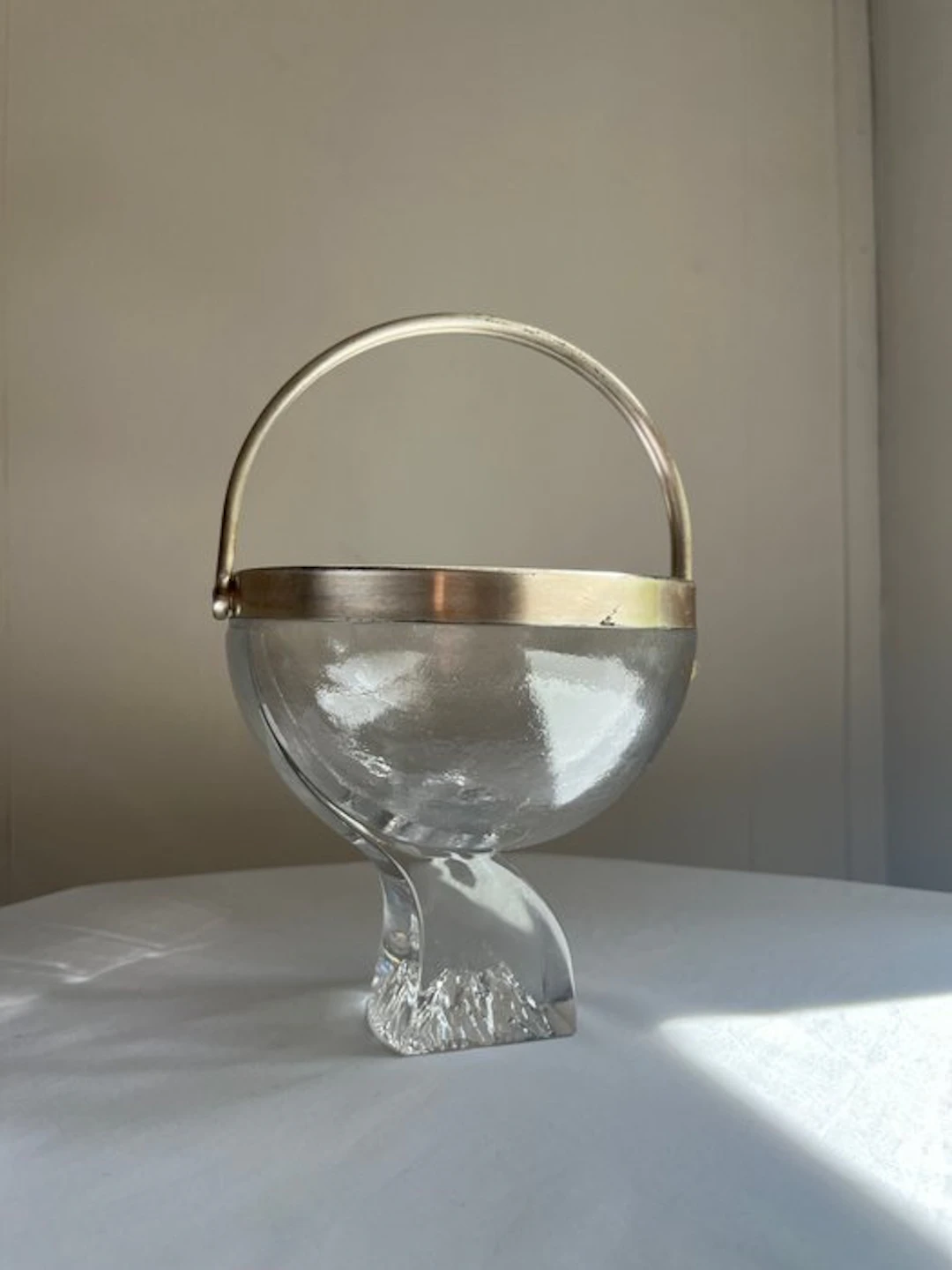 kristall krisla - marcello taddei - Ice bucket - Glass, Brass