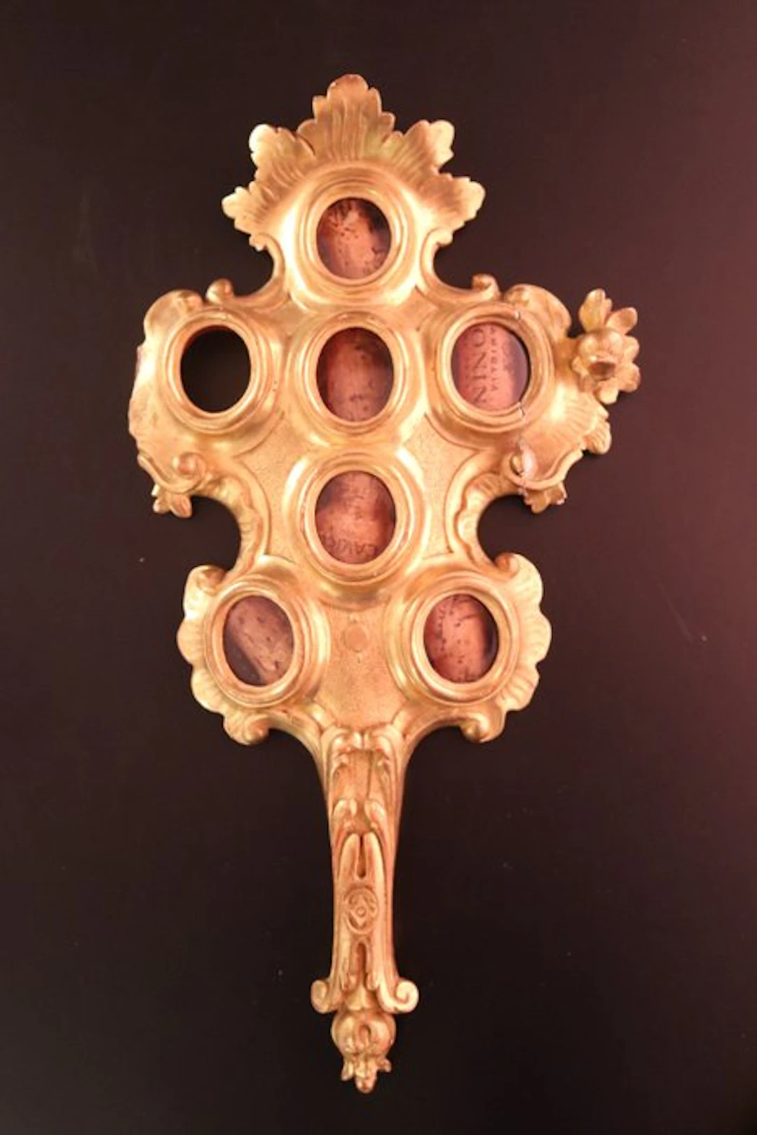 Antieke vergulde - Frame - Wood, Glass