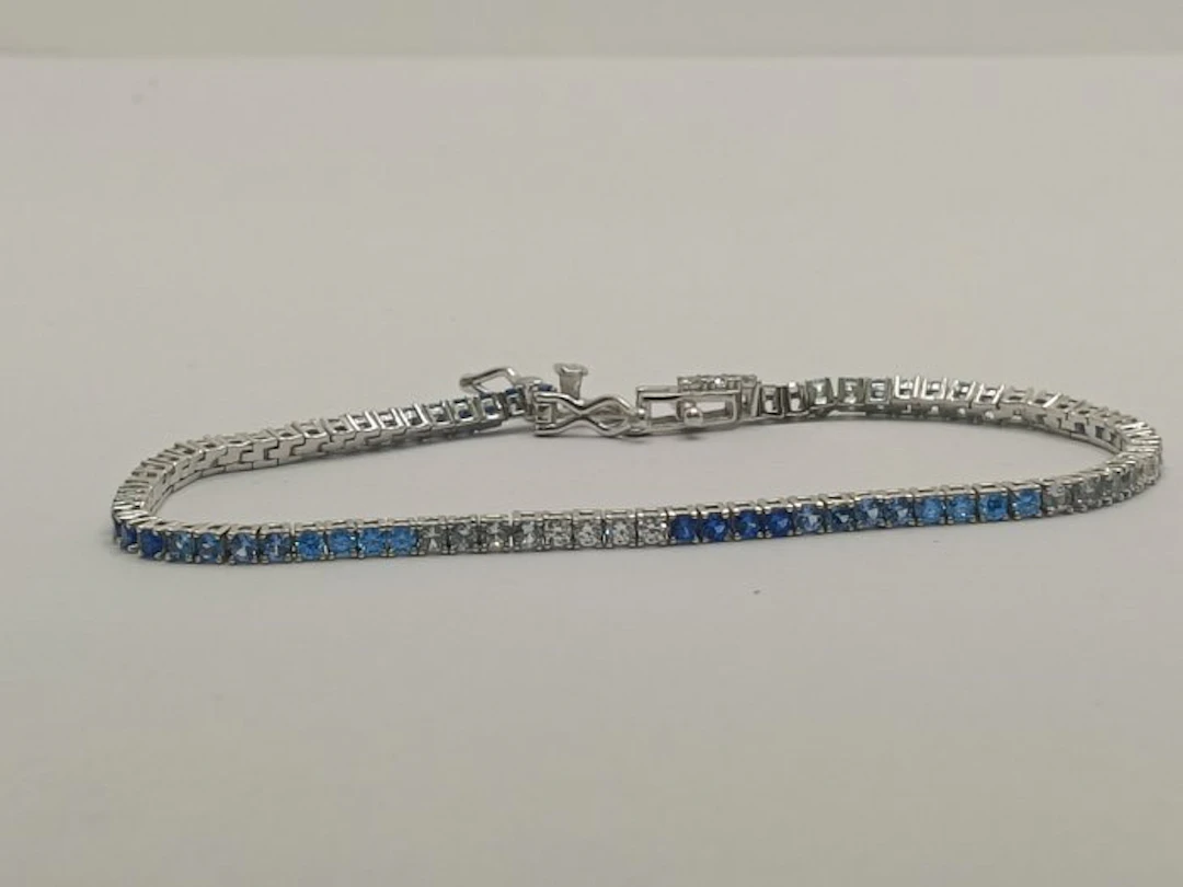 No reserve price - Bracelet Silver Tourmaline - Tourmaline