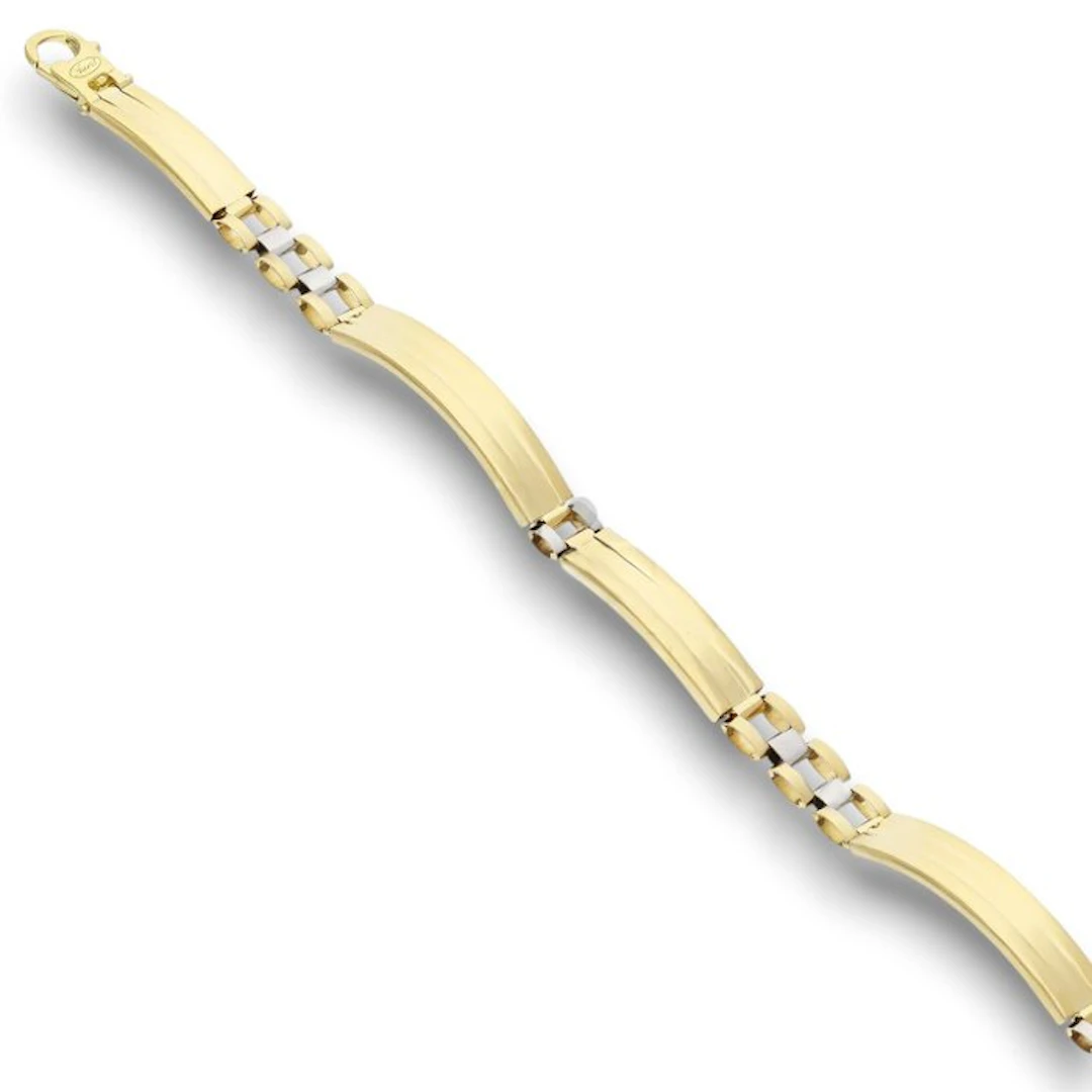 Bracelet - 18 kt. Yellow gold, White gold - Boxed bracelet 10g