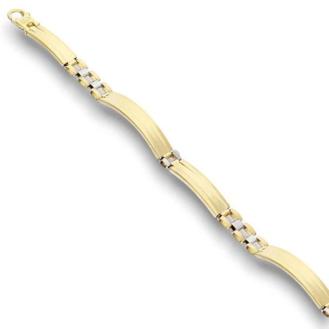 Bracelet - 18 kt. Yellow gold, White gold - Boxed bracelet 10g