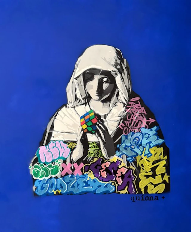 Quiona+ - ‘The Virgin with the Rubik’s Cube’ XL (No Reserve Price)