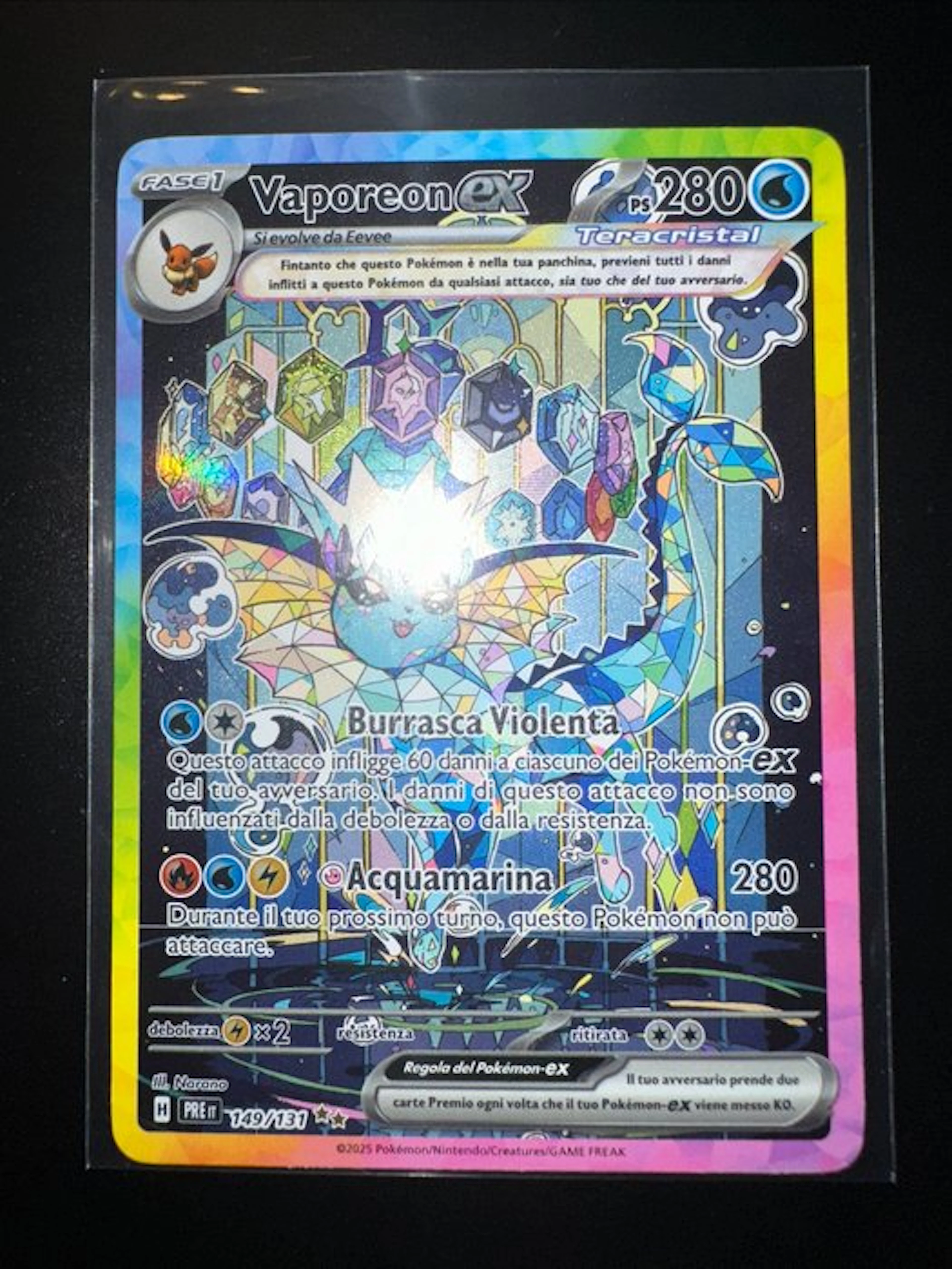 Pokémon - 1 Card - Vaporeon 149/131 Foil