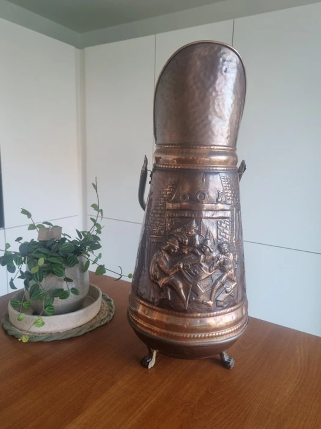 Can - Copper - Copper coal bucket