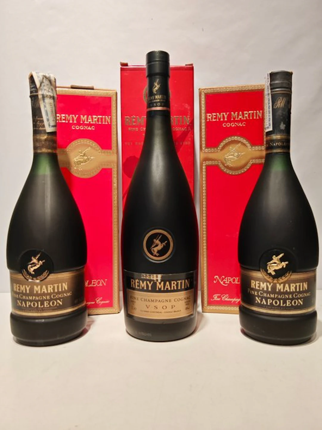 Rémy Martin - VSOP + Napoleon - b. 1980s, 1990s, 2000s - 70cl - 3 bottles