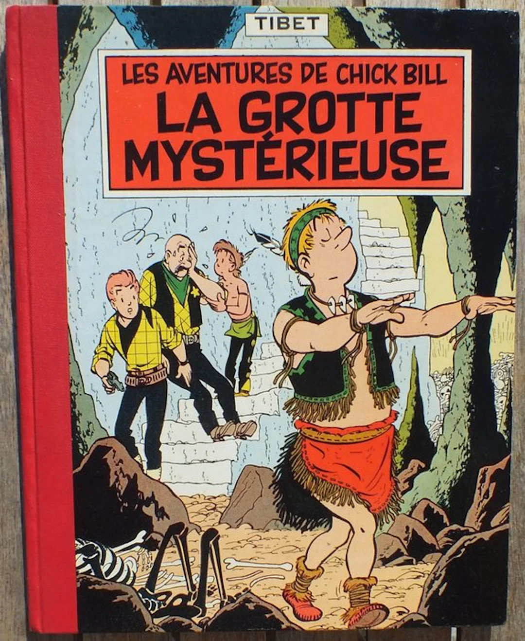 Chick Bill T8 - La Grotte mystérieuse - C - 1 Album - First edition - 1958
