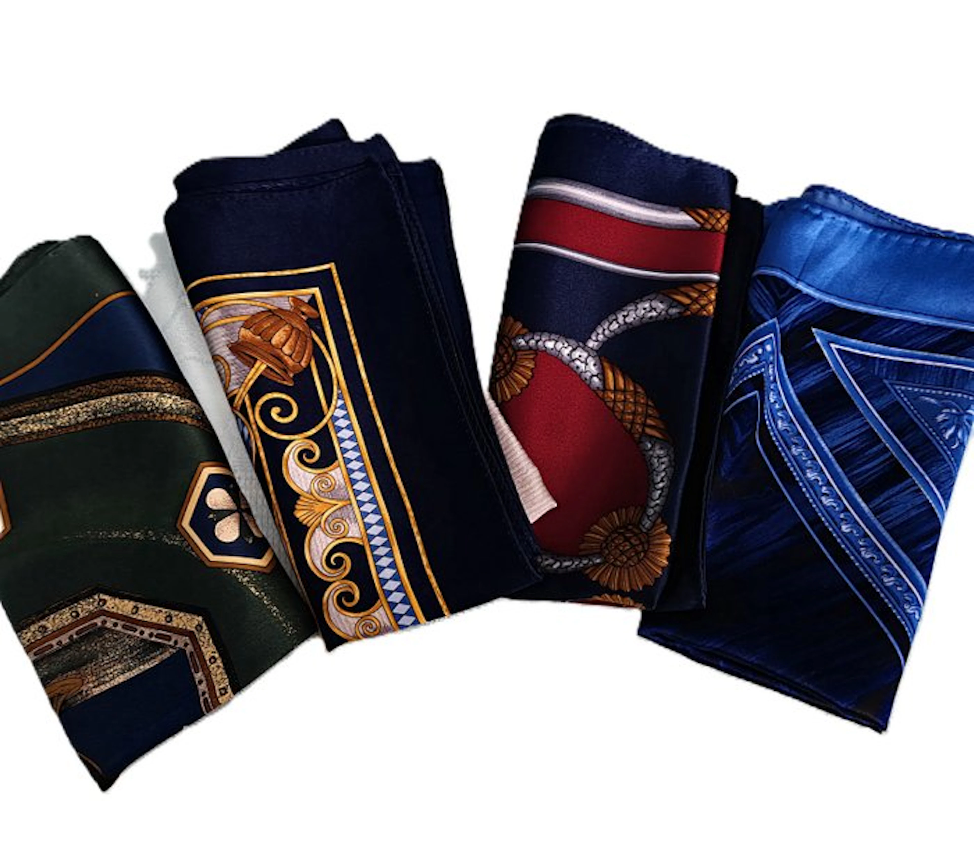 Lanvin - Lot de 4 gavroches (petits foulards) - Foulard