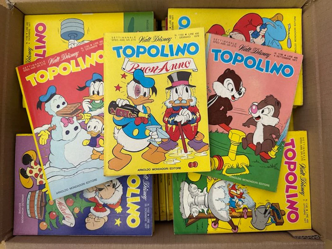 Topolino fascia 1100 - 78x albi assortiti - 78 Album - First edition