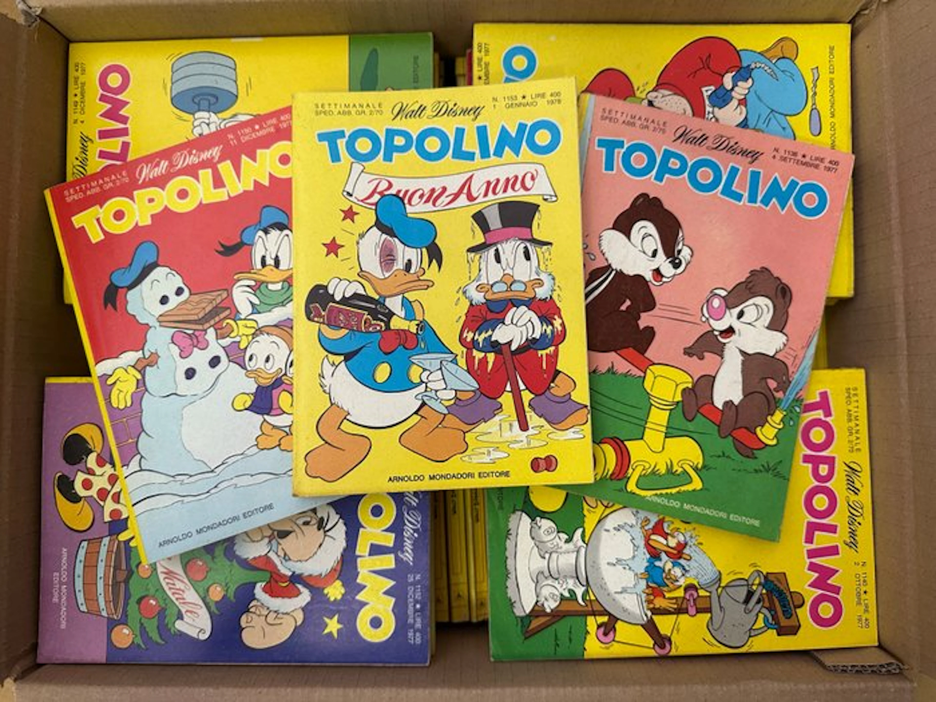 Topolino fascia 1100 - 78x albi assortiti - 78 Album - First edition