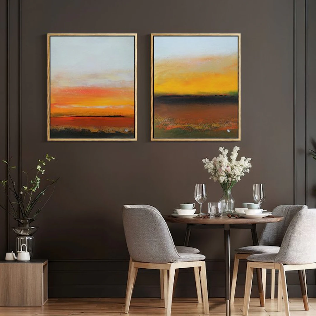 Noelia Correa Art - RILAL . Horizonte Ígneo XL