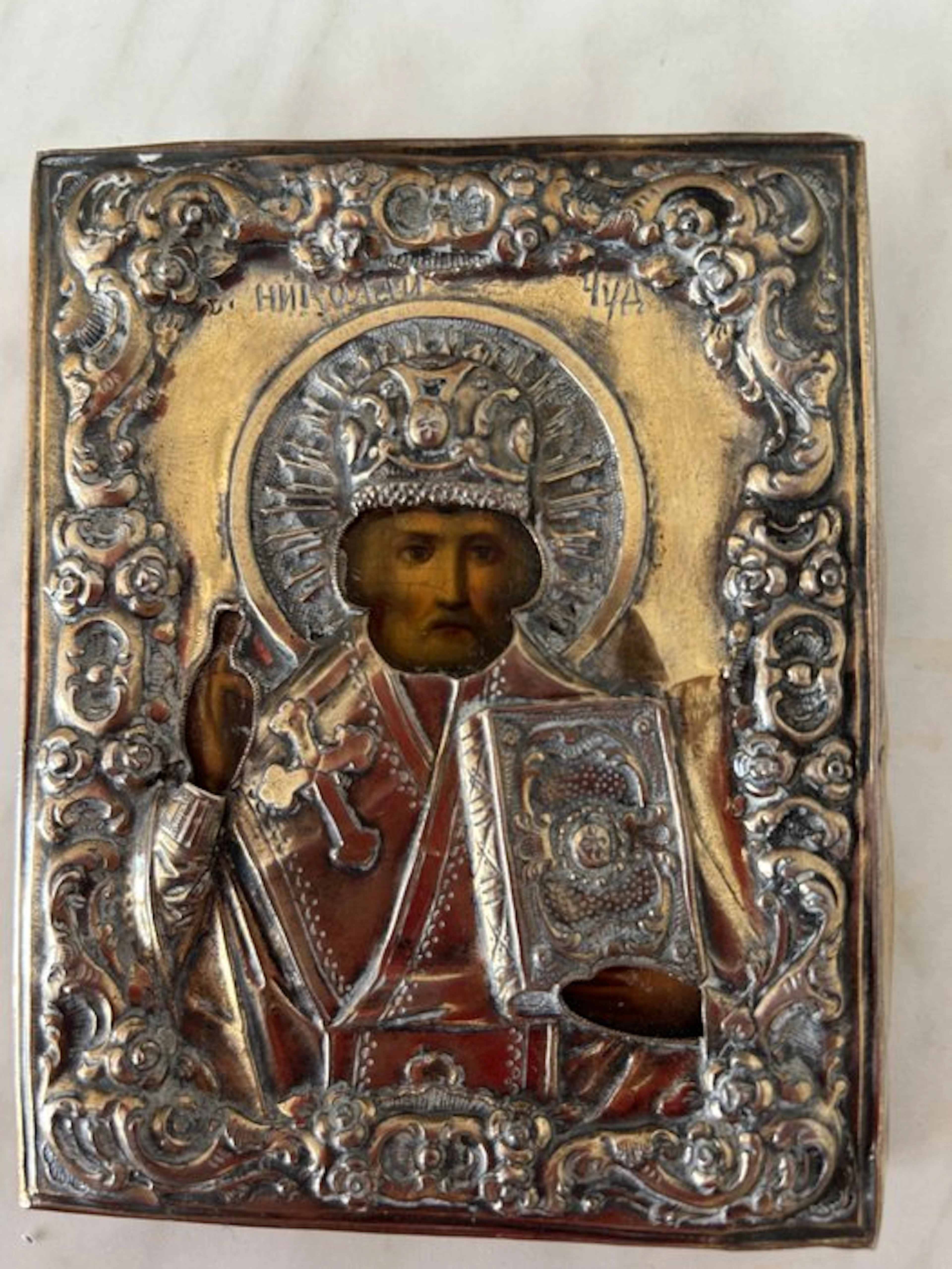 Icon - Nicholas the Wonderworker - Wood