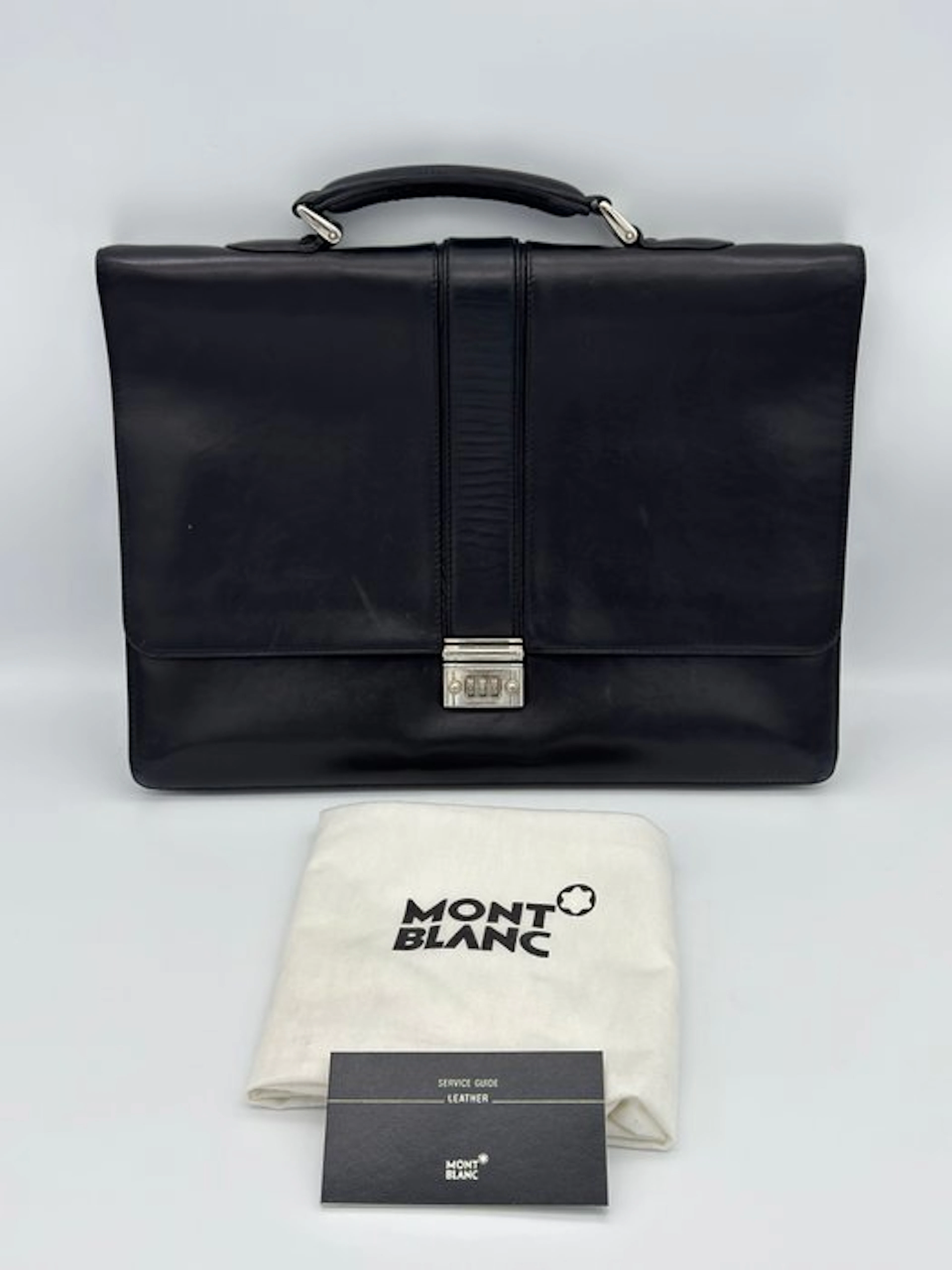 Montblanc - Meisterstück Black Leather - Business bag