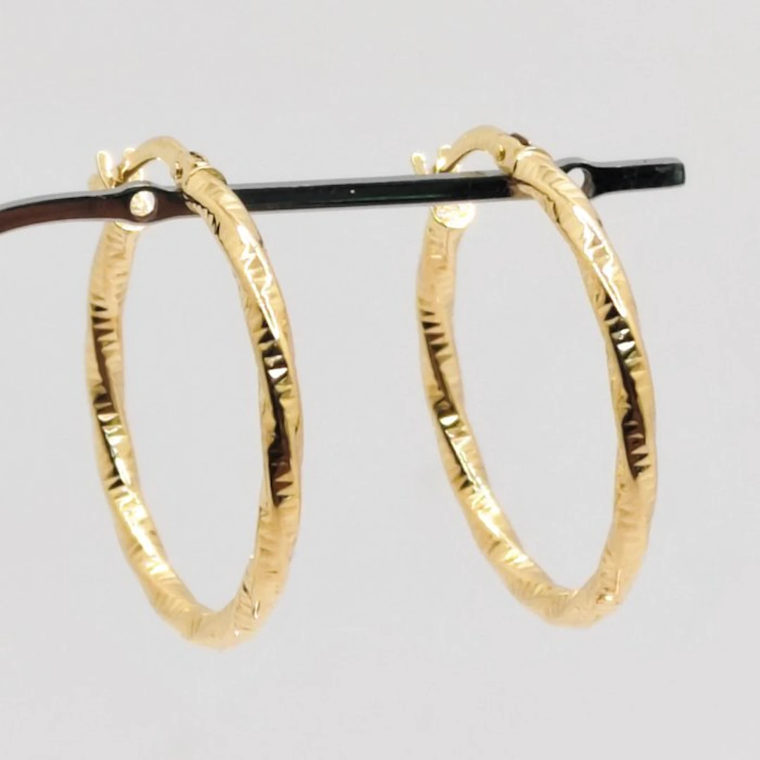 No reserve price - Earrings - 18 kt. Yellow gold