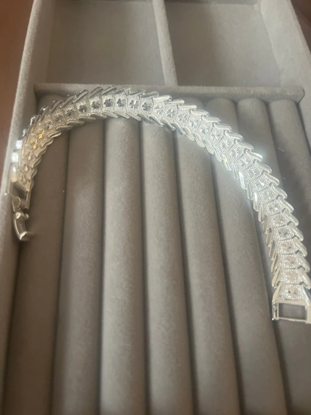 No reserve price - Bracelet Silver - Retro silver bracelet