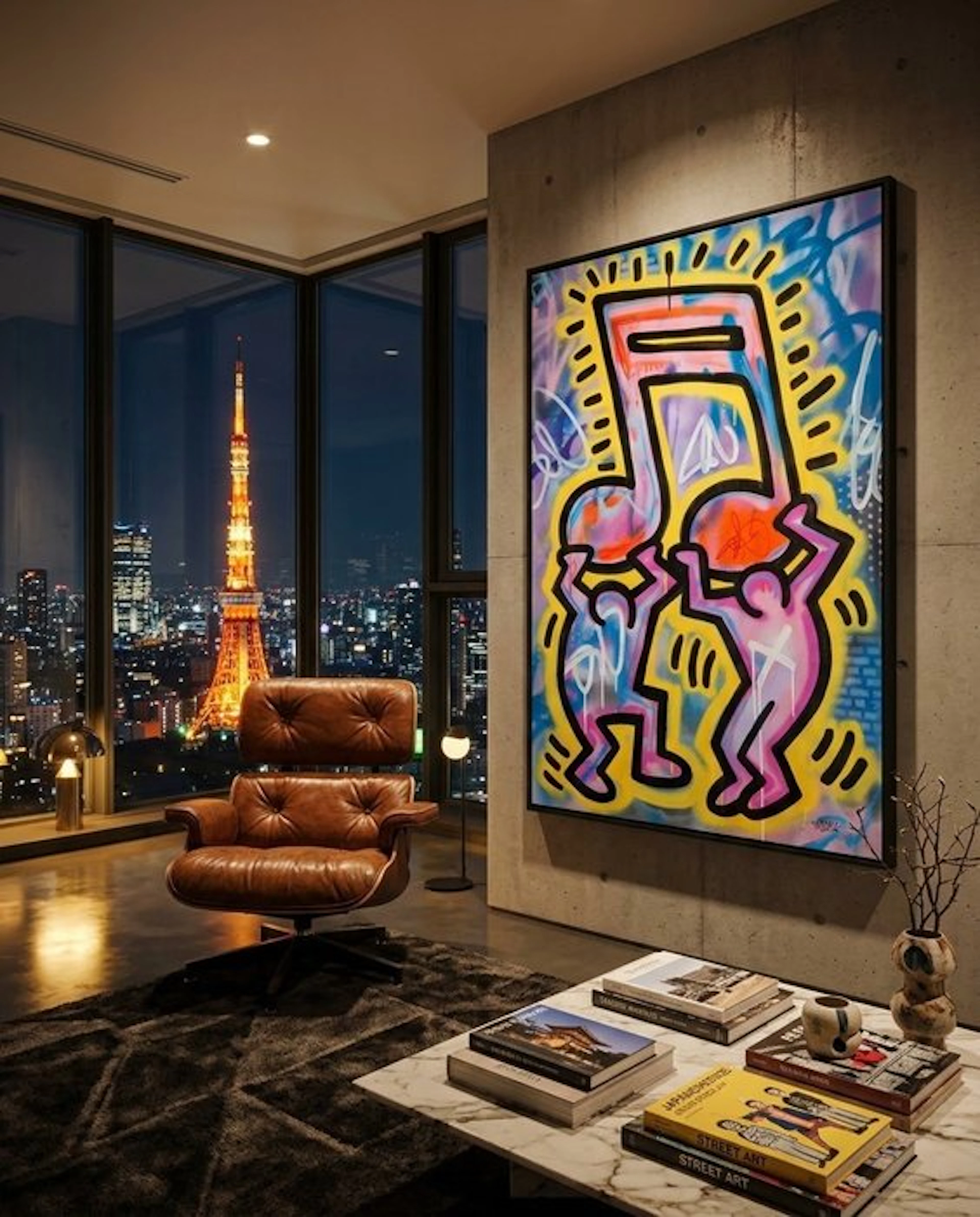 Hipo (1988) - Hipo X Keith Haring — Just Music - XL Unique Work