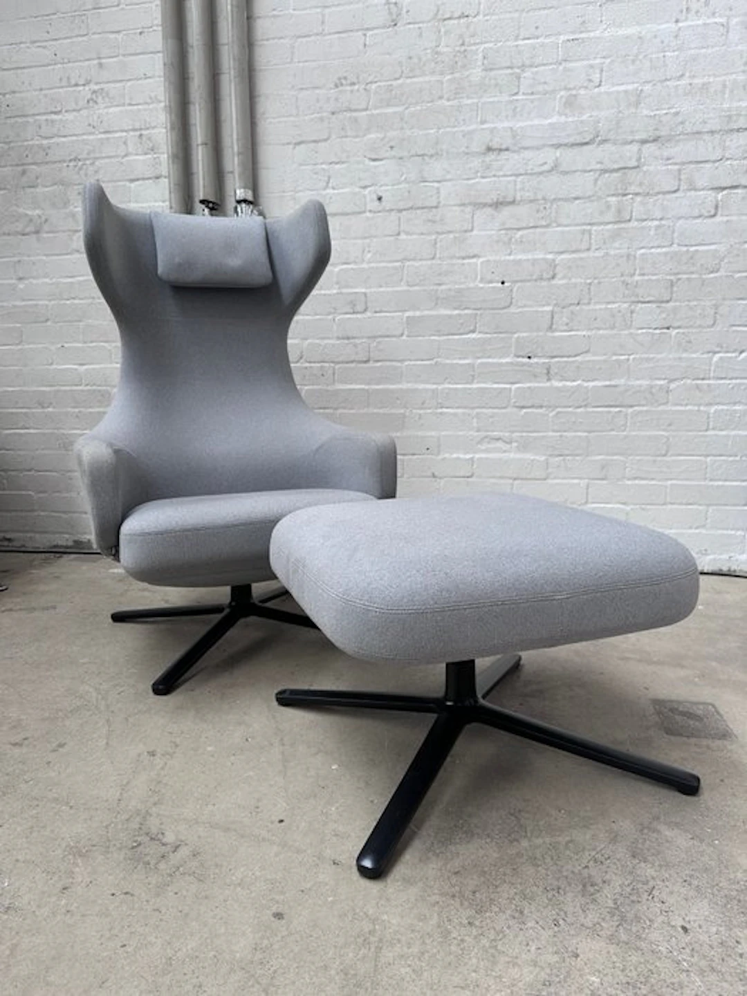 Vitra - Antonio Citterio - Armchair (2) - Grand Repos with ottoman - Textile